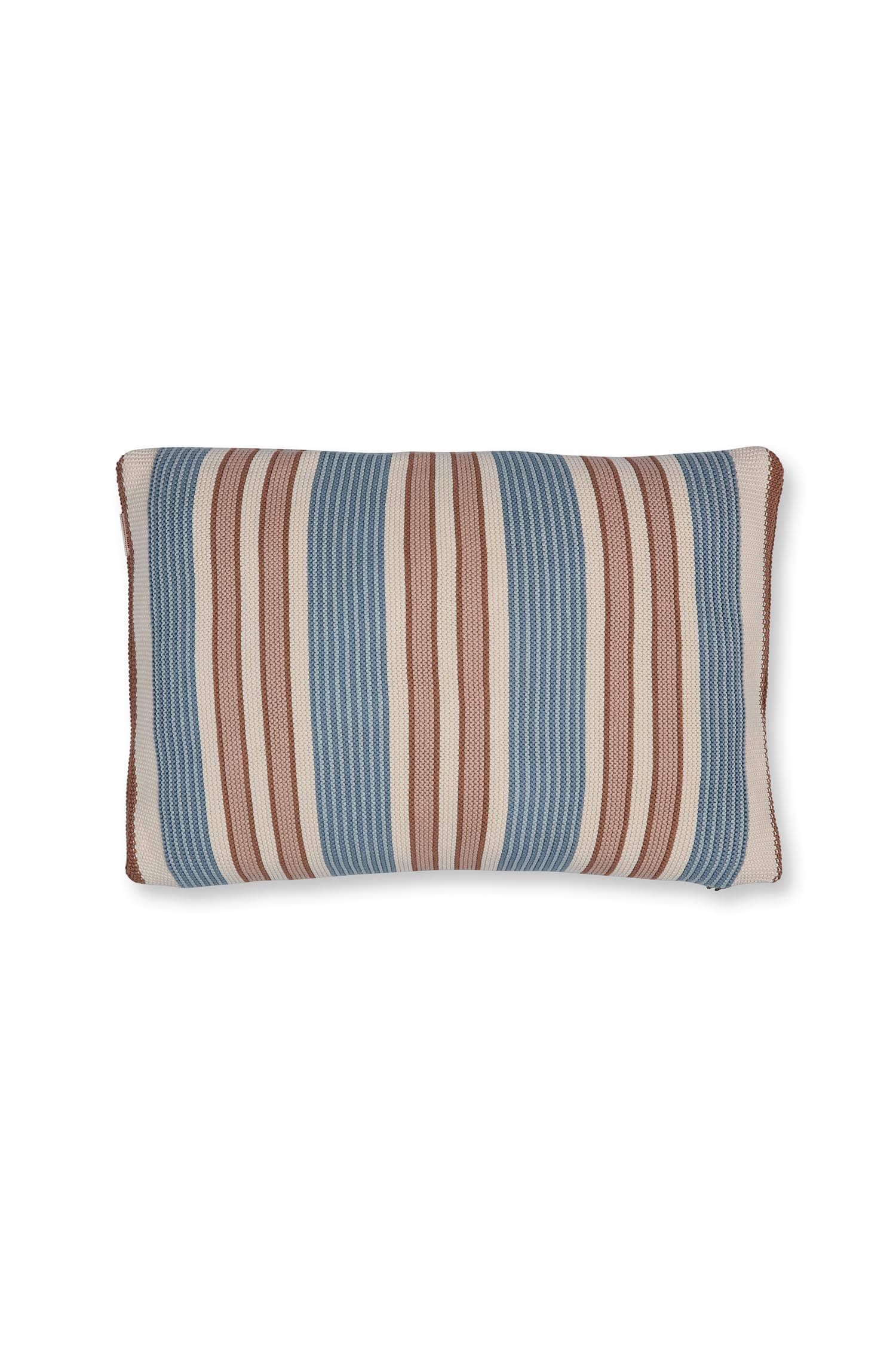 Cushion Bonsoir Combistripe Blue