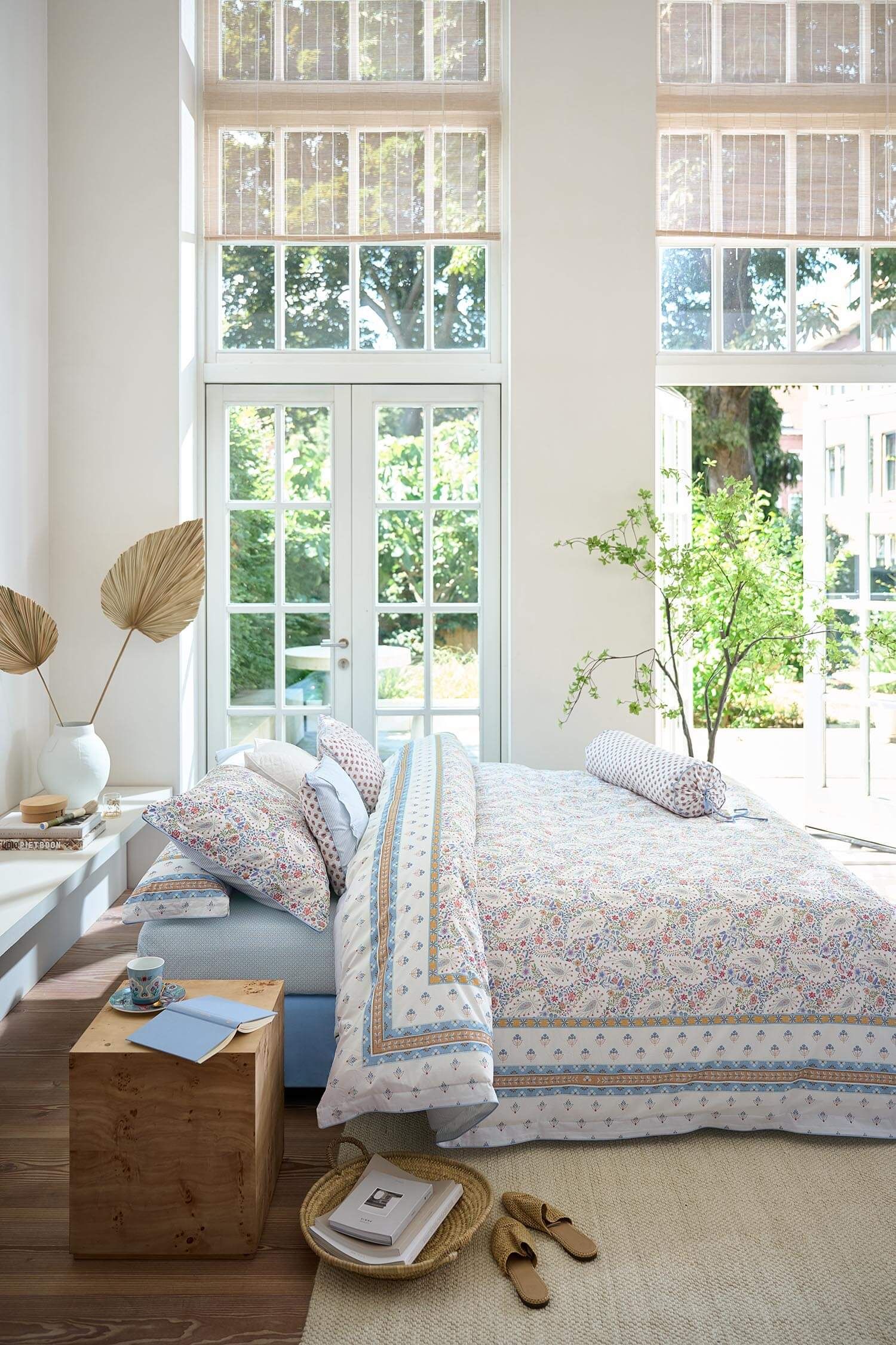 Pillowcase Kairi Bloom Light Blue