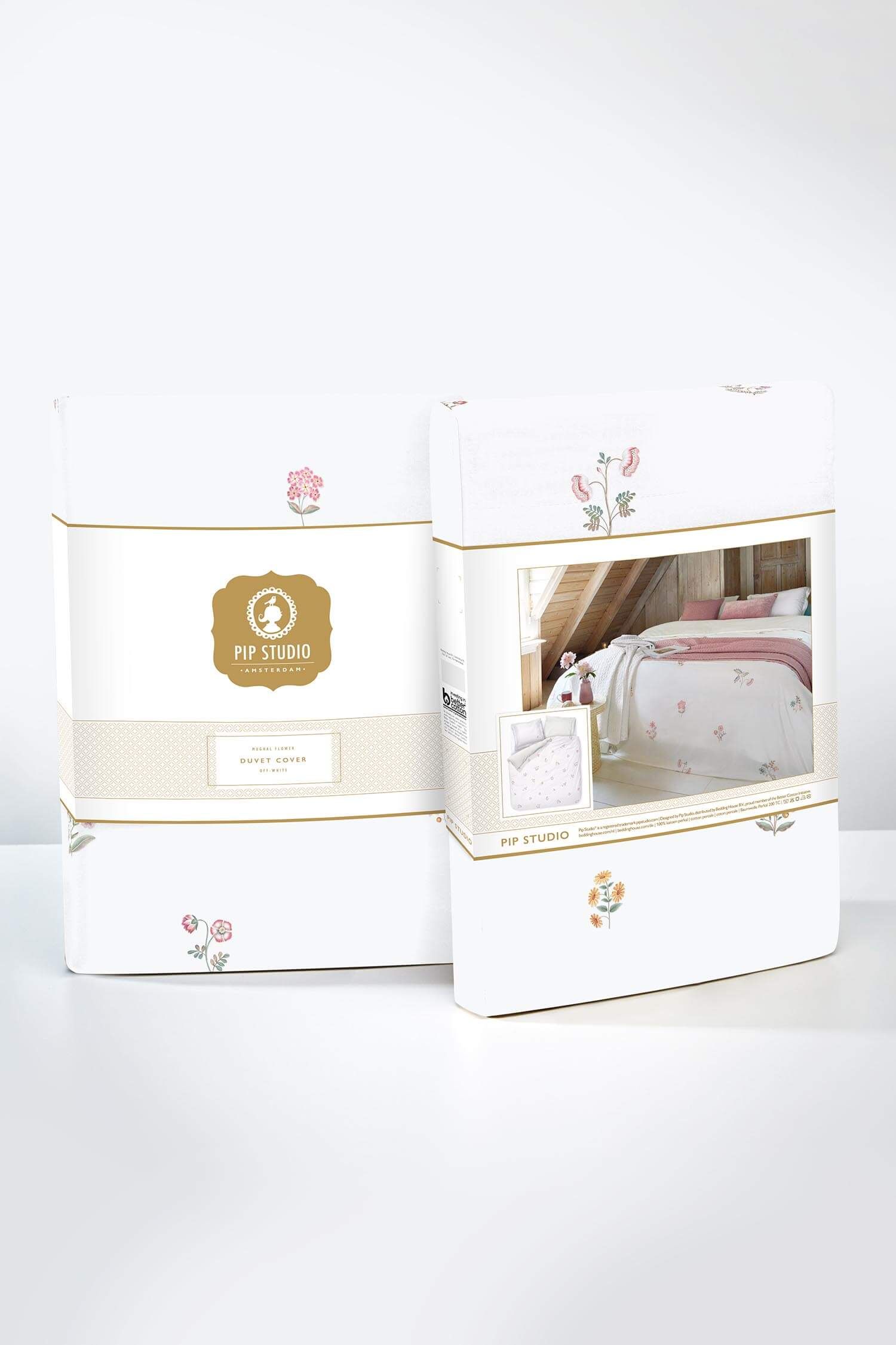 Dekbedovertrekset Mughal Flower Gebroken Wit