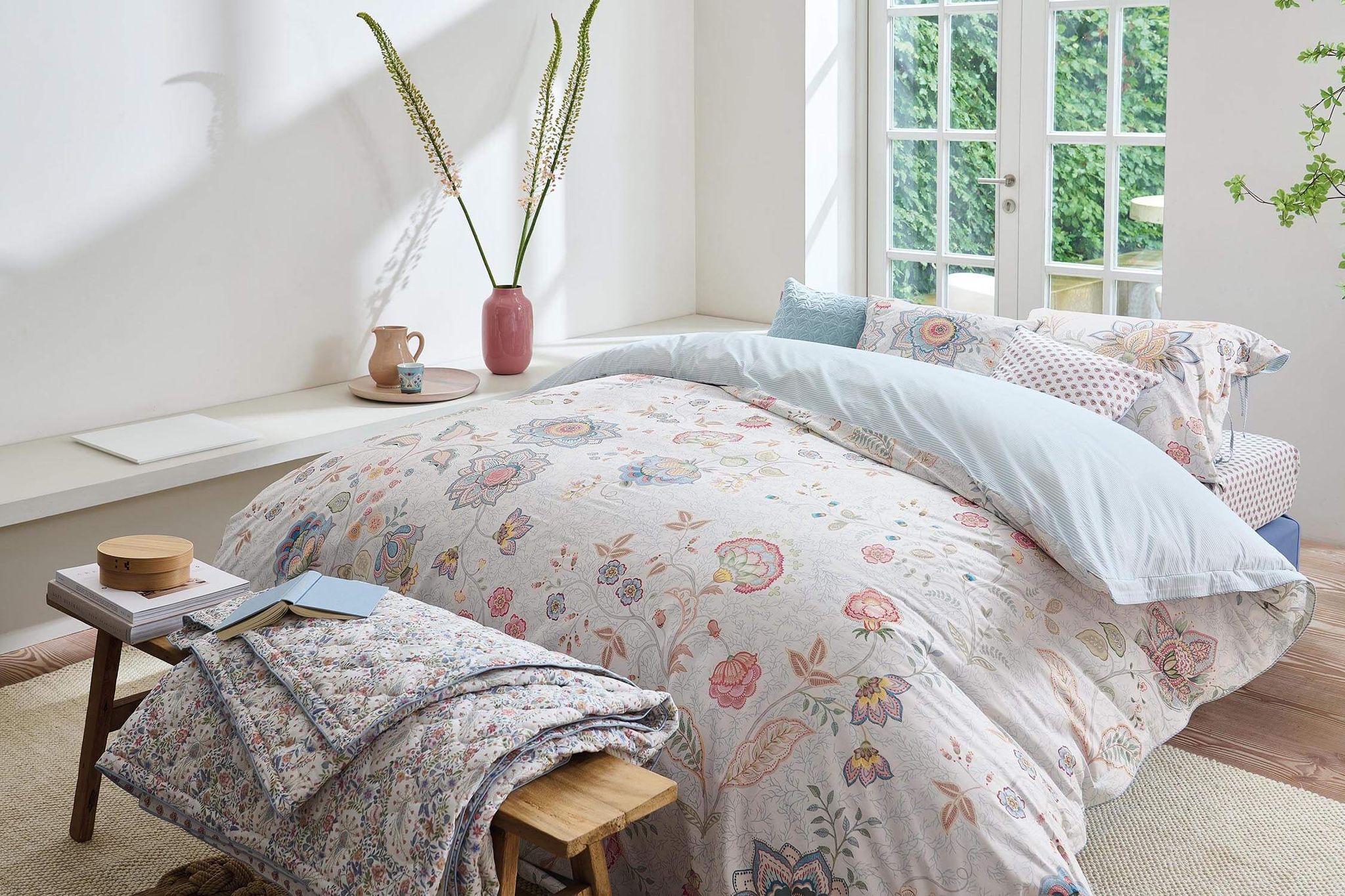 Pillowcase Mumbai Morning Light Blue