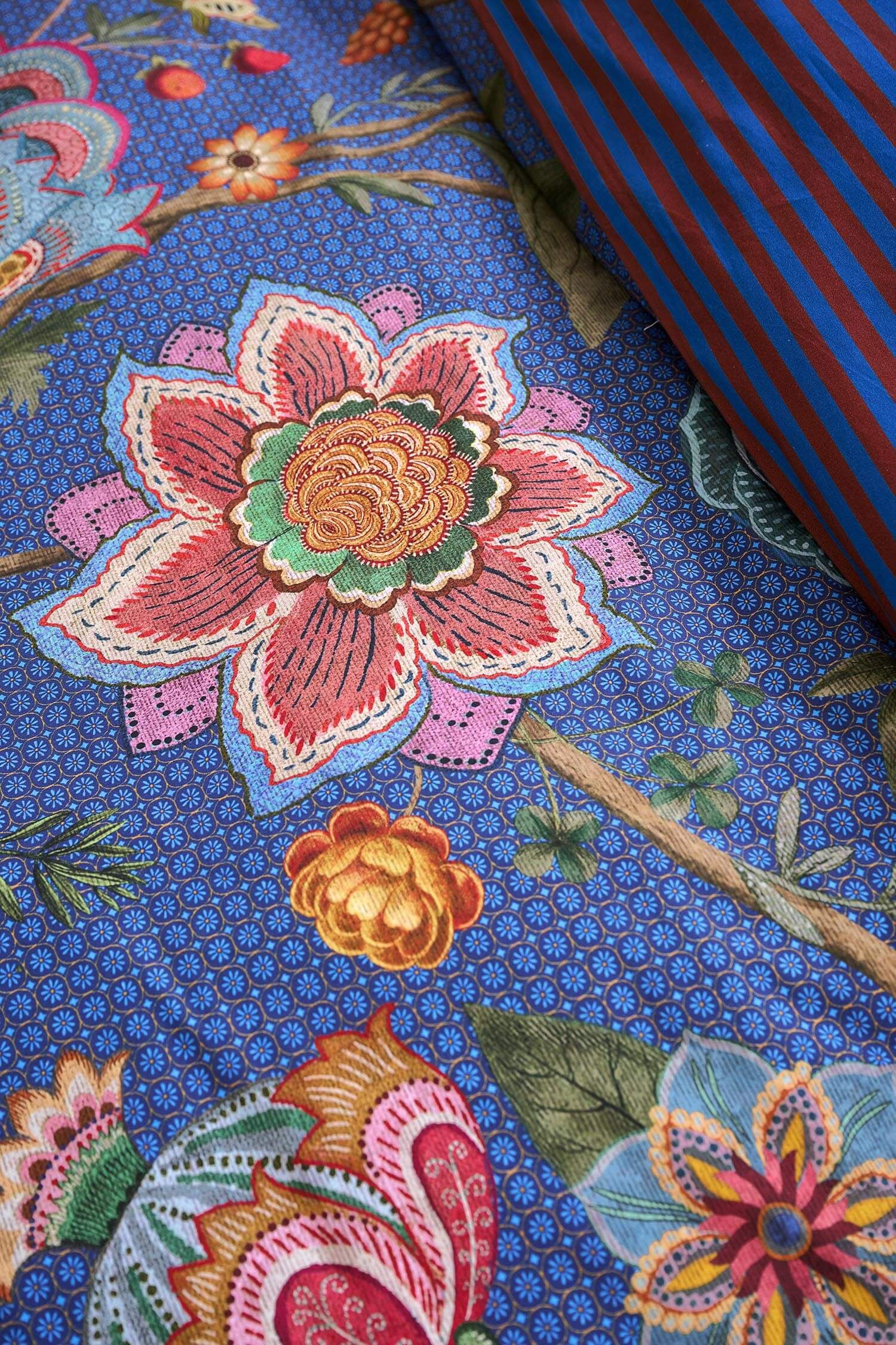 Duvet Cover Set Bombay Bold Dark Blue