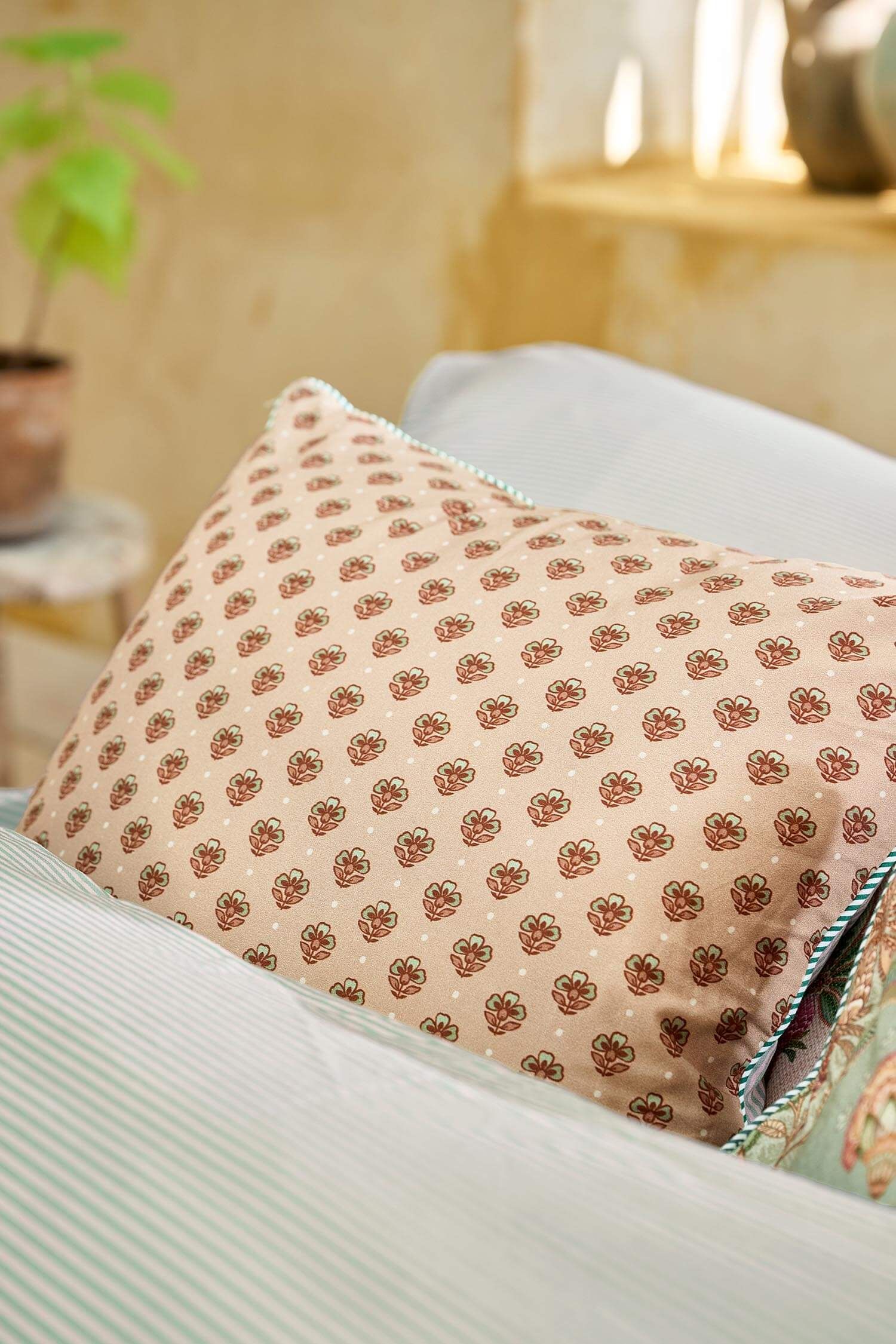 Cushion Jaipur Flower Green