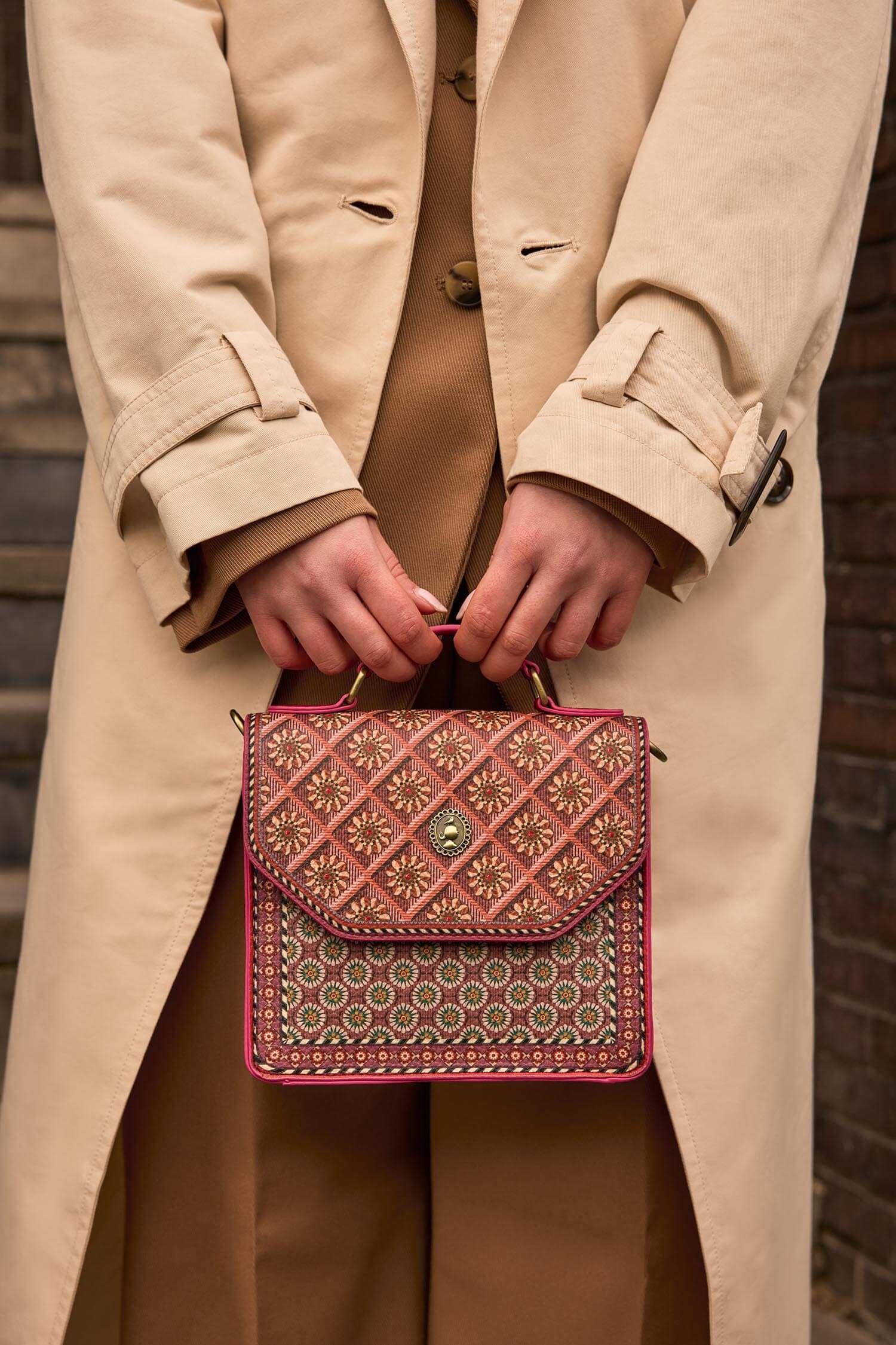 Sac Bandoulière Frances Petit Imani Rouge