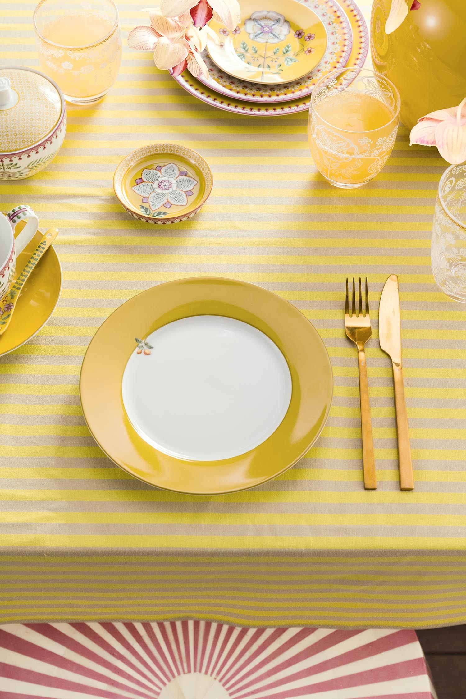 Breakfast Plate Lily&Lotus Uni Yellow 21cm