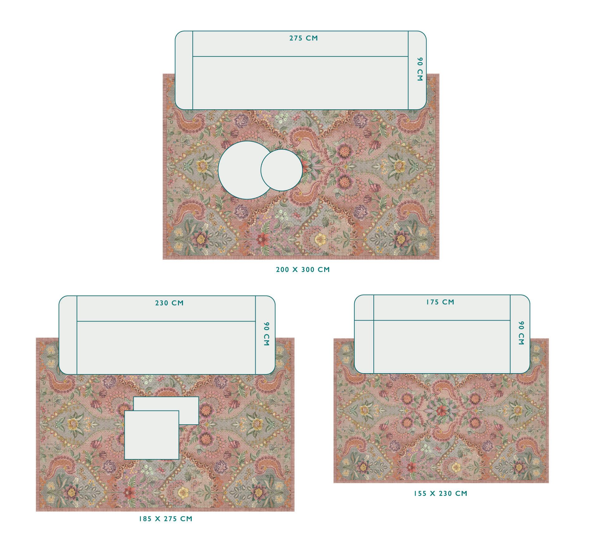 Carpet Saluti Grandi by Pip Multi