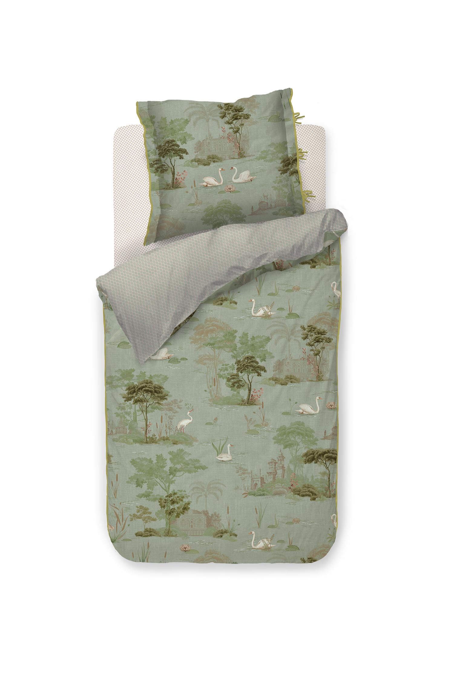 Duvet Cover Set Darjeeling Days Green