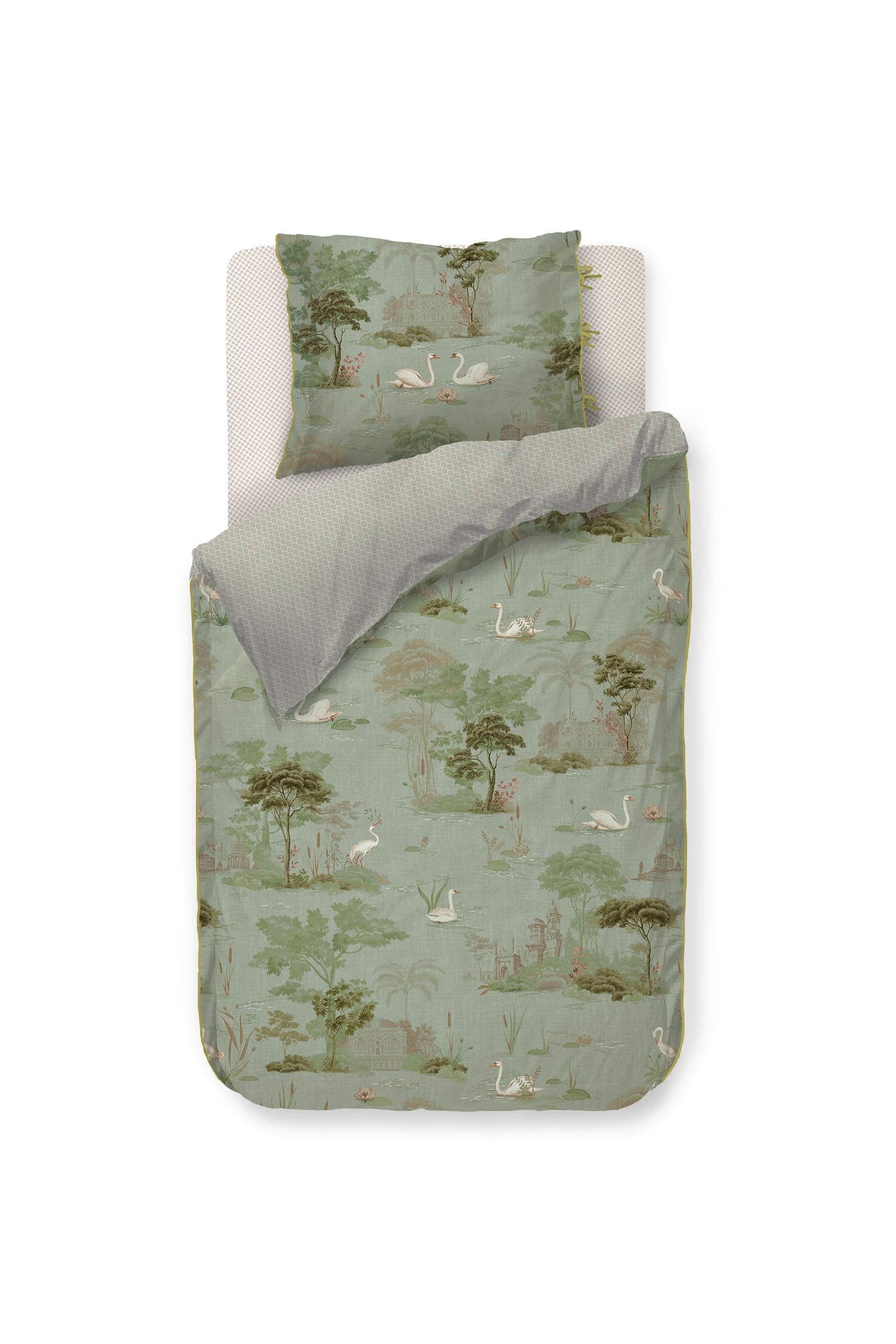 Duvet Cover Set Darjeeling Days Green