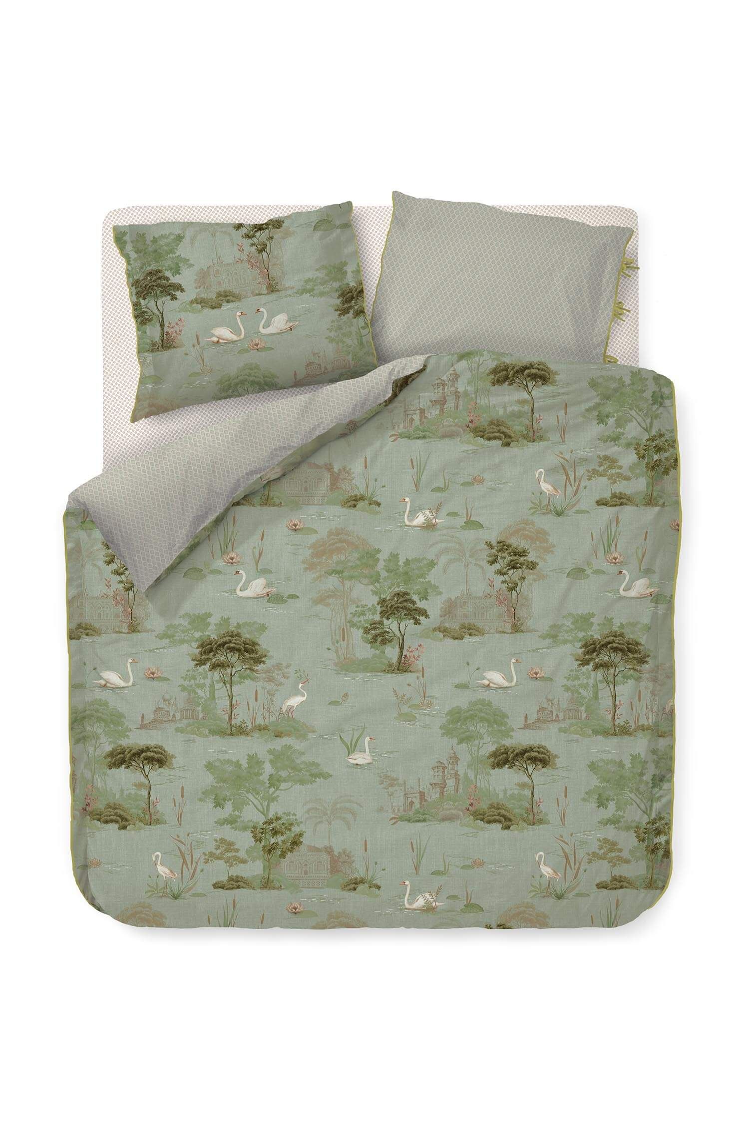 Duvet Cover Set Darjeeling Days Green
