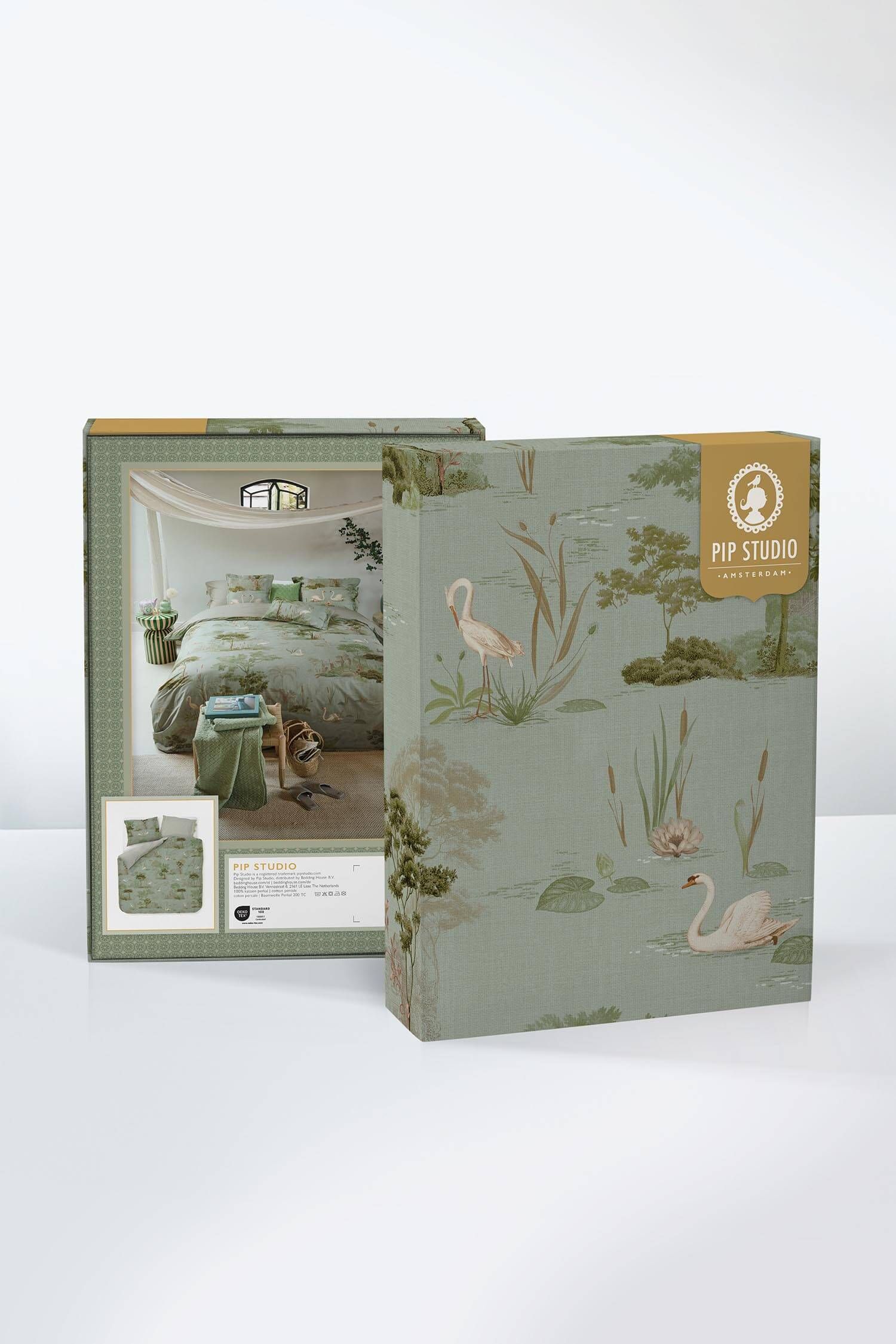 Duvet Cover Set Darjeeling Days Green