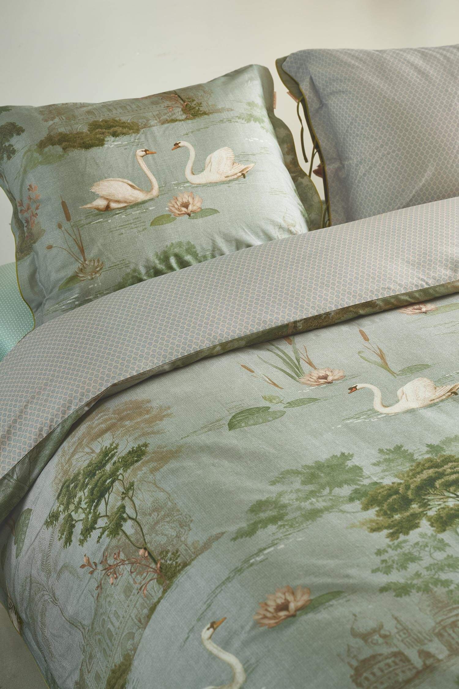 Duvet Cover Set Darjeeling Days Green