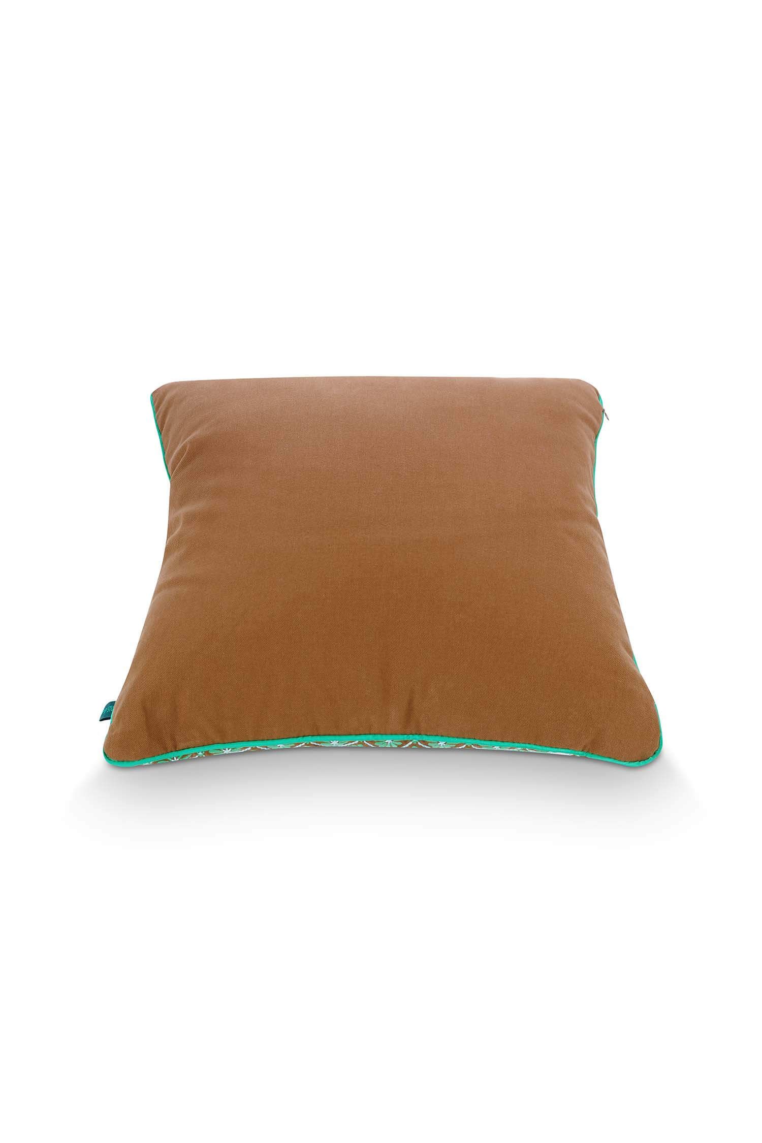 Cousin Décoratifs Giyani Embroidery Vert