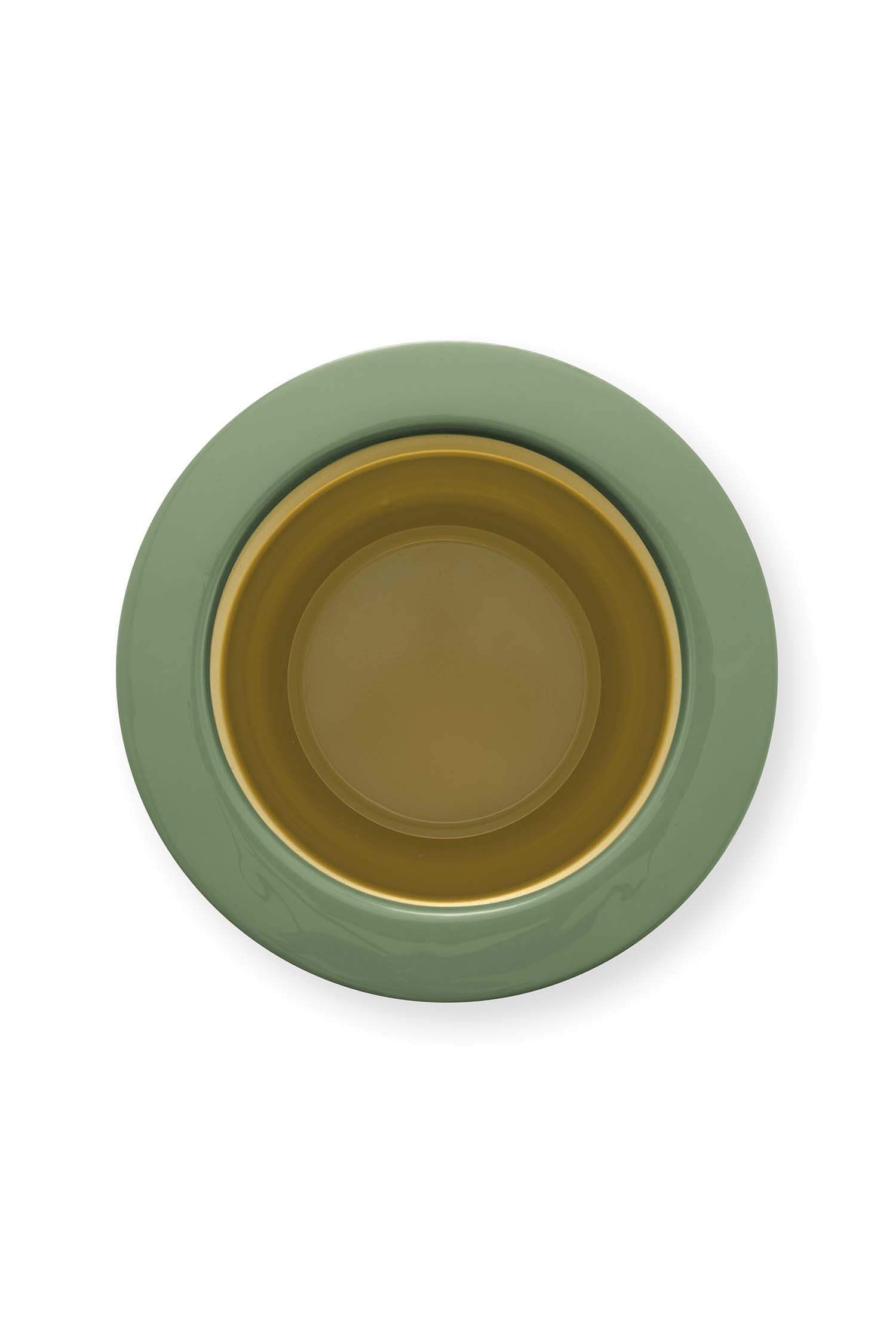 Flower Pot Green 24cm