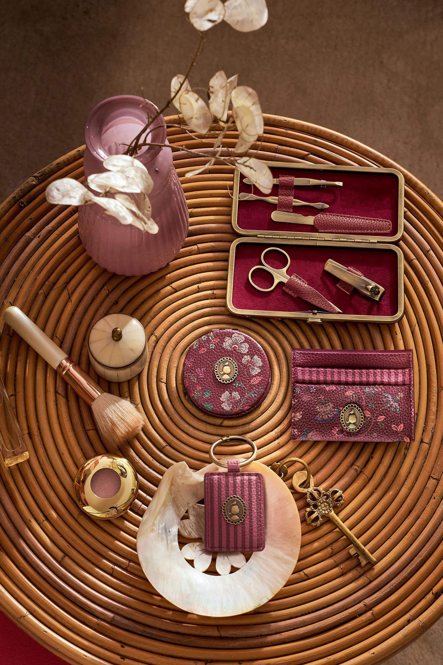 Maniküre-Set Mini Flora Bangelore Rosa