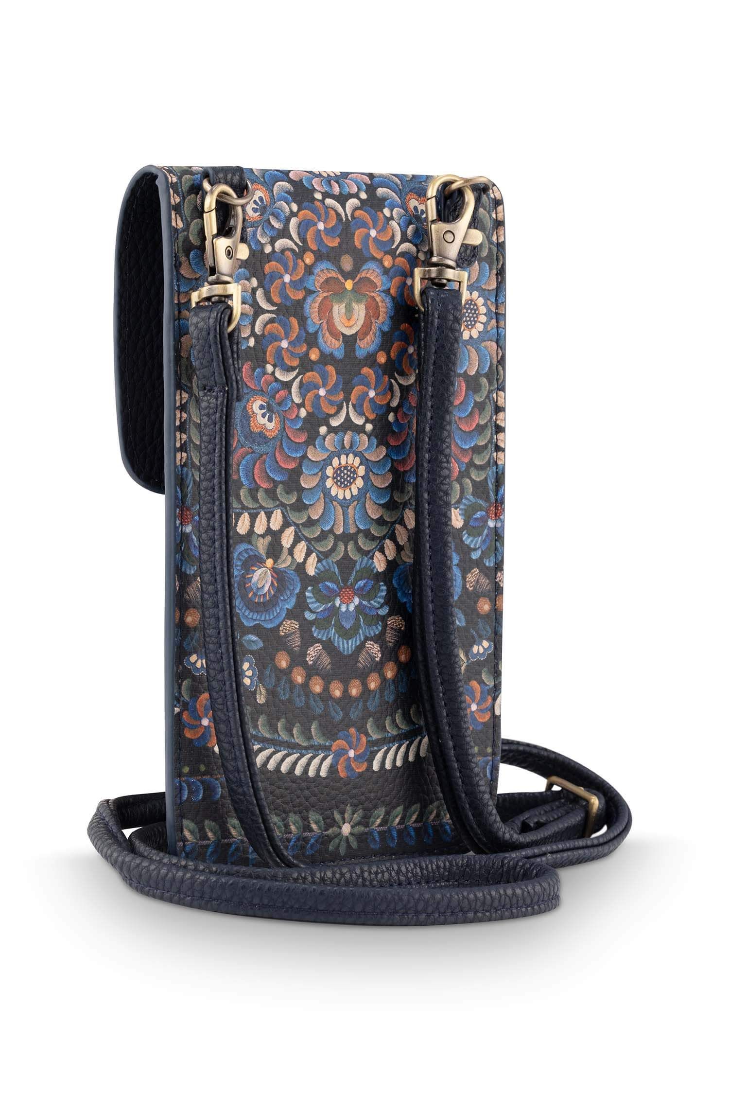 Telefontasche Peggy Il Ricamo Blau