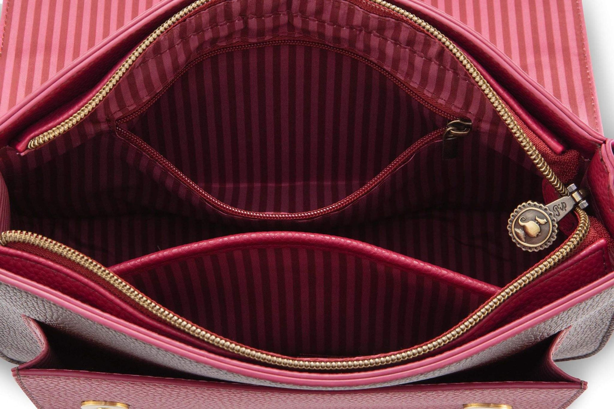 Schultertasche Fenna Mittelgroß Il Ricamo Rot