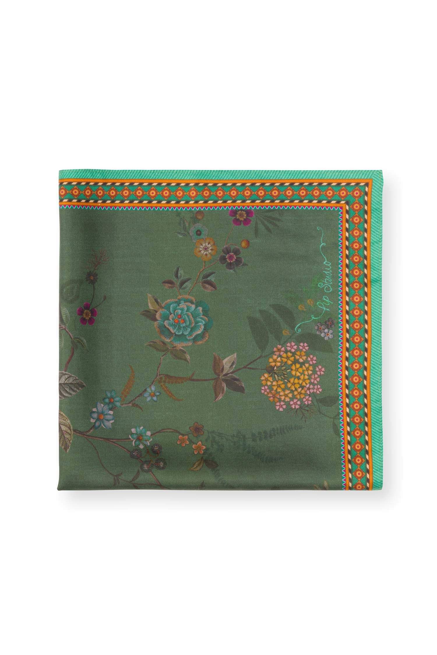 Schal Bodhi Flower Grün