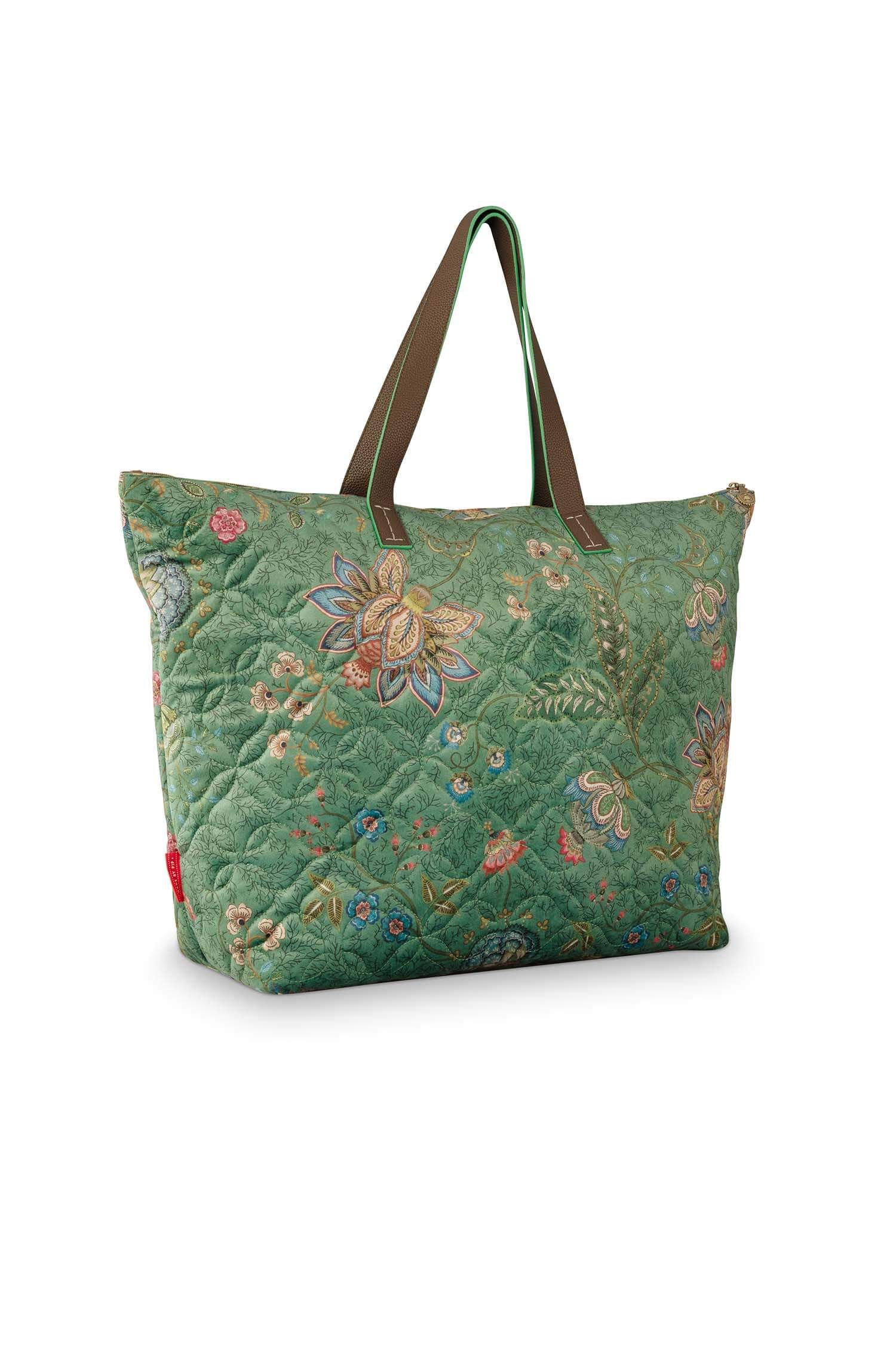 Tote Bag Tilda Large Mumbai Morning Green