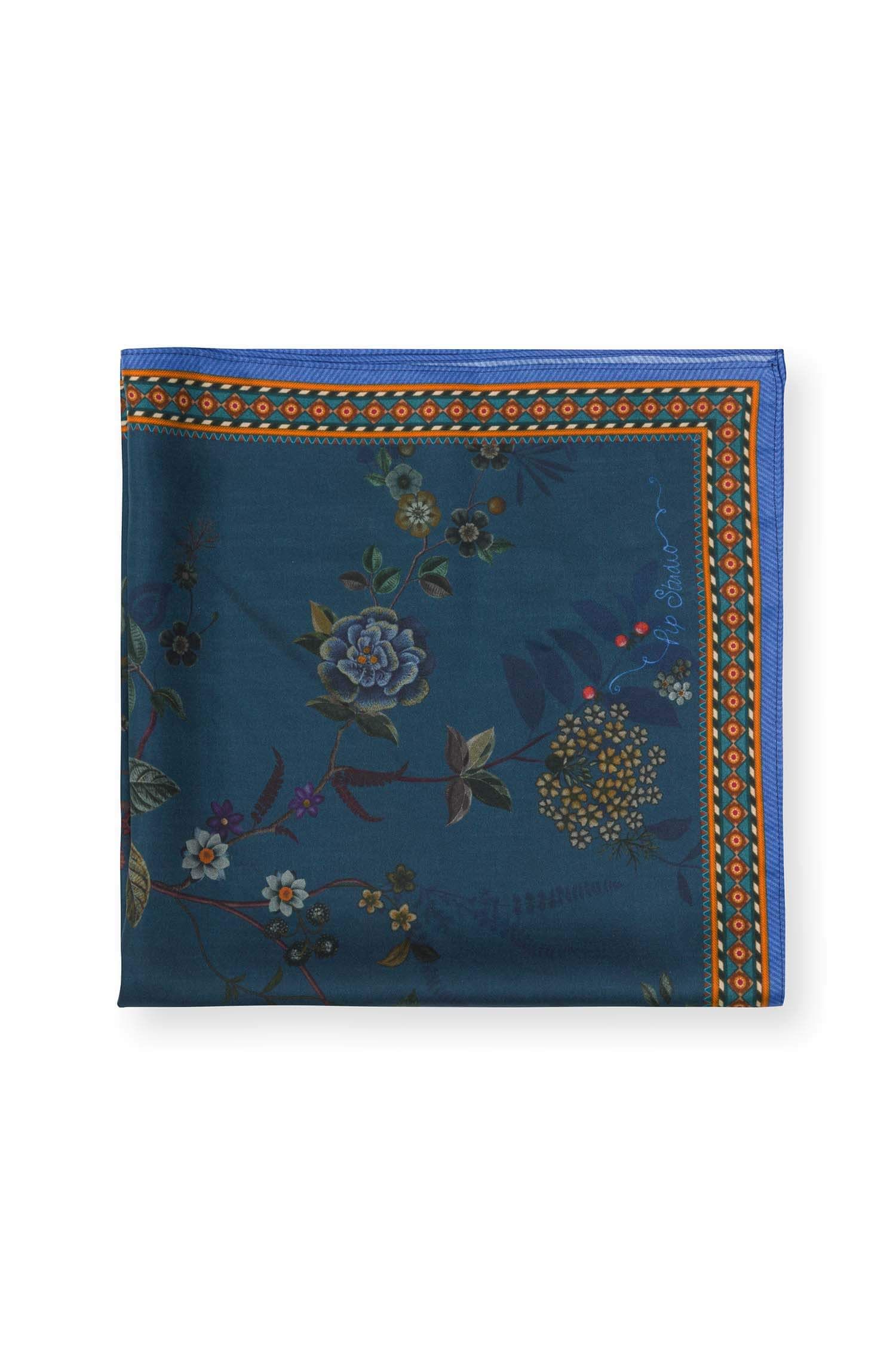 Schal Bodhi Flower Blau