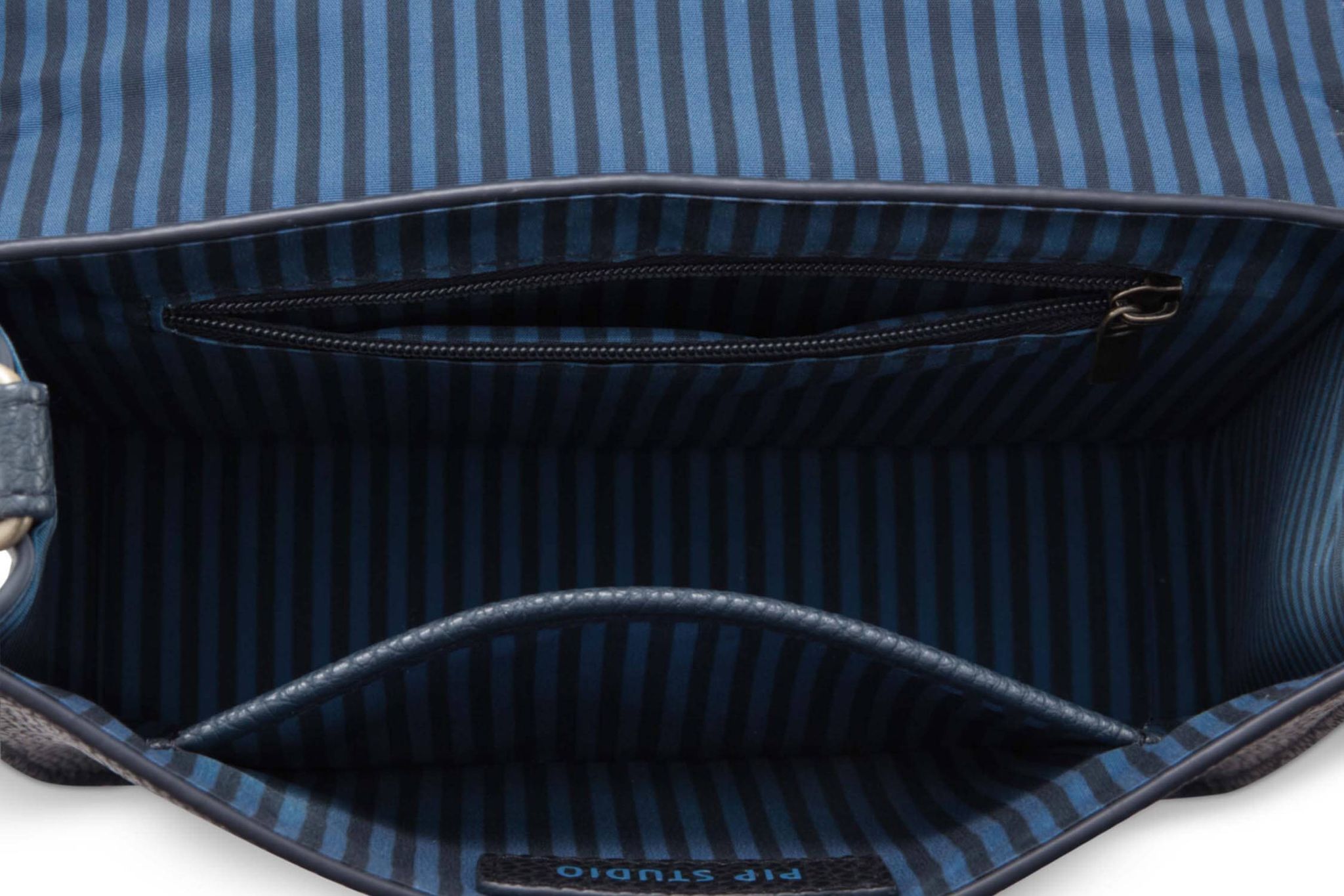 Schultertasche Fenna Klein Il Ricamo Blau