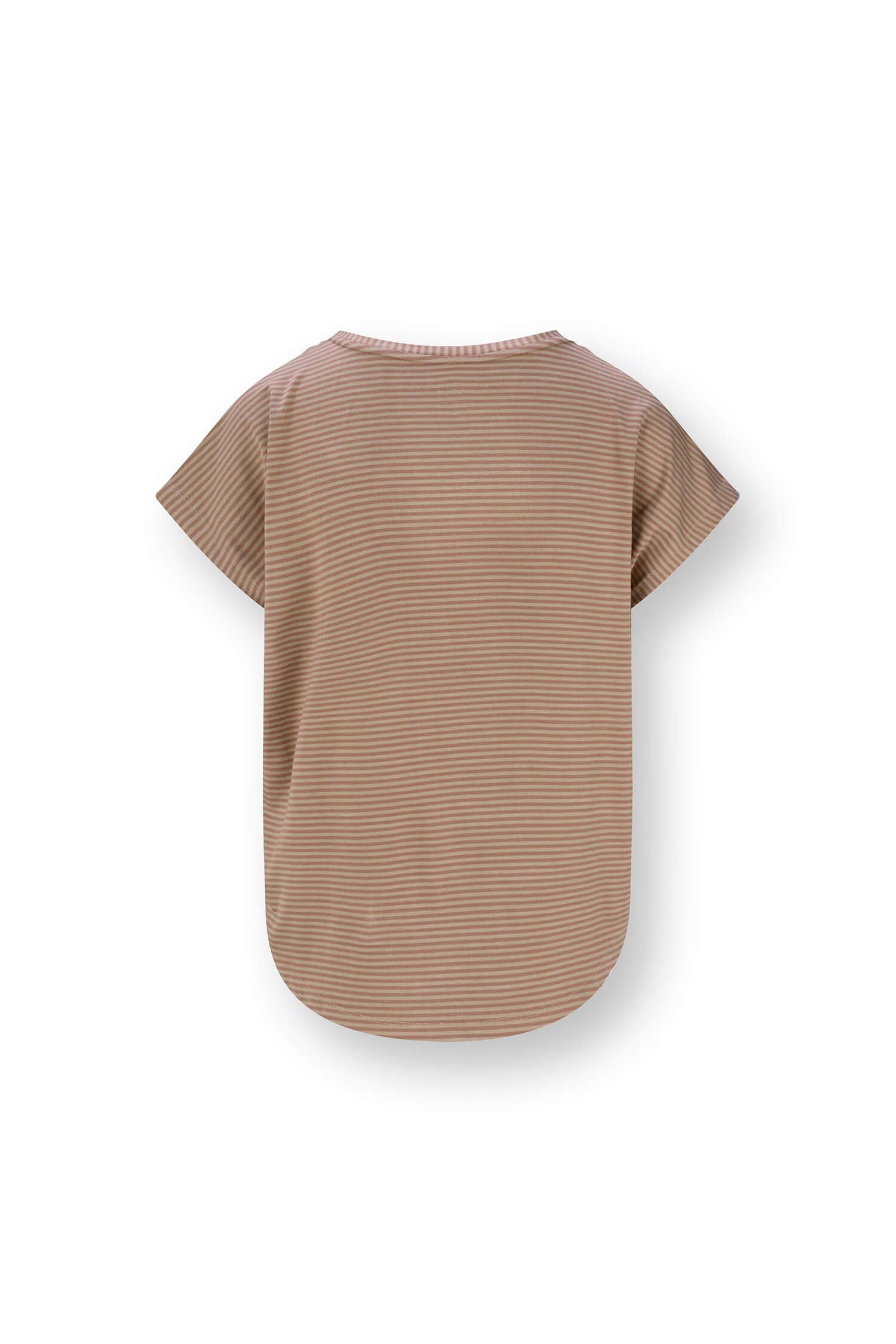 Tatum Top à Manches Courtes Little Sumo Stripe Sable