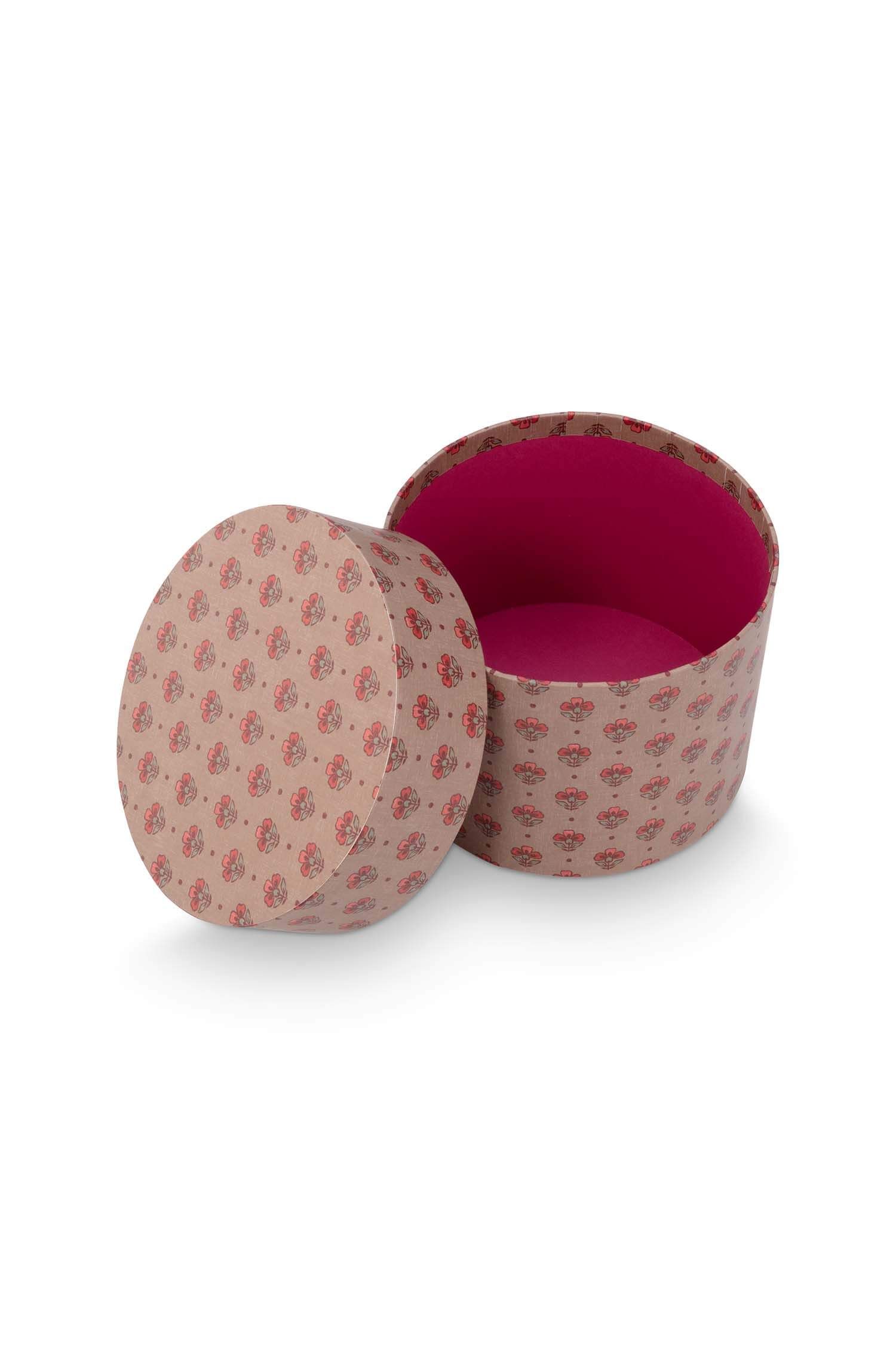 Set/3 Schachtel Rund Blooming Tales Rot