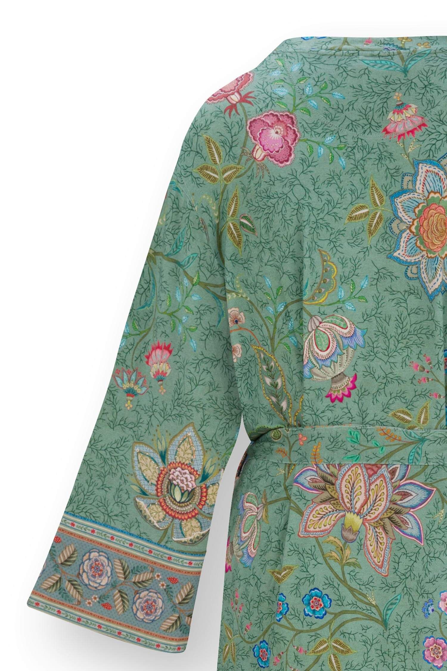 Naomi Kimono Mumbai Morning Green
