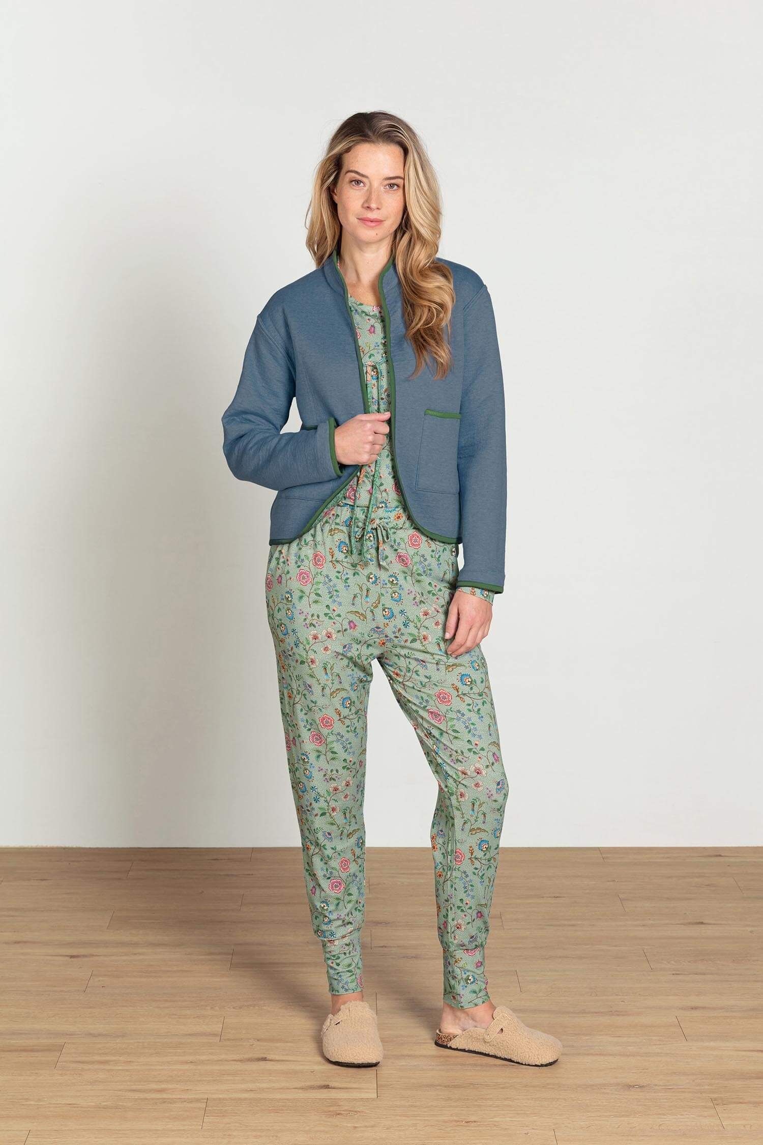 Bobien Lange Broek Flora Bangalore Groen