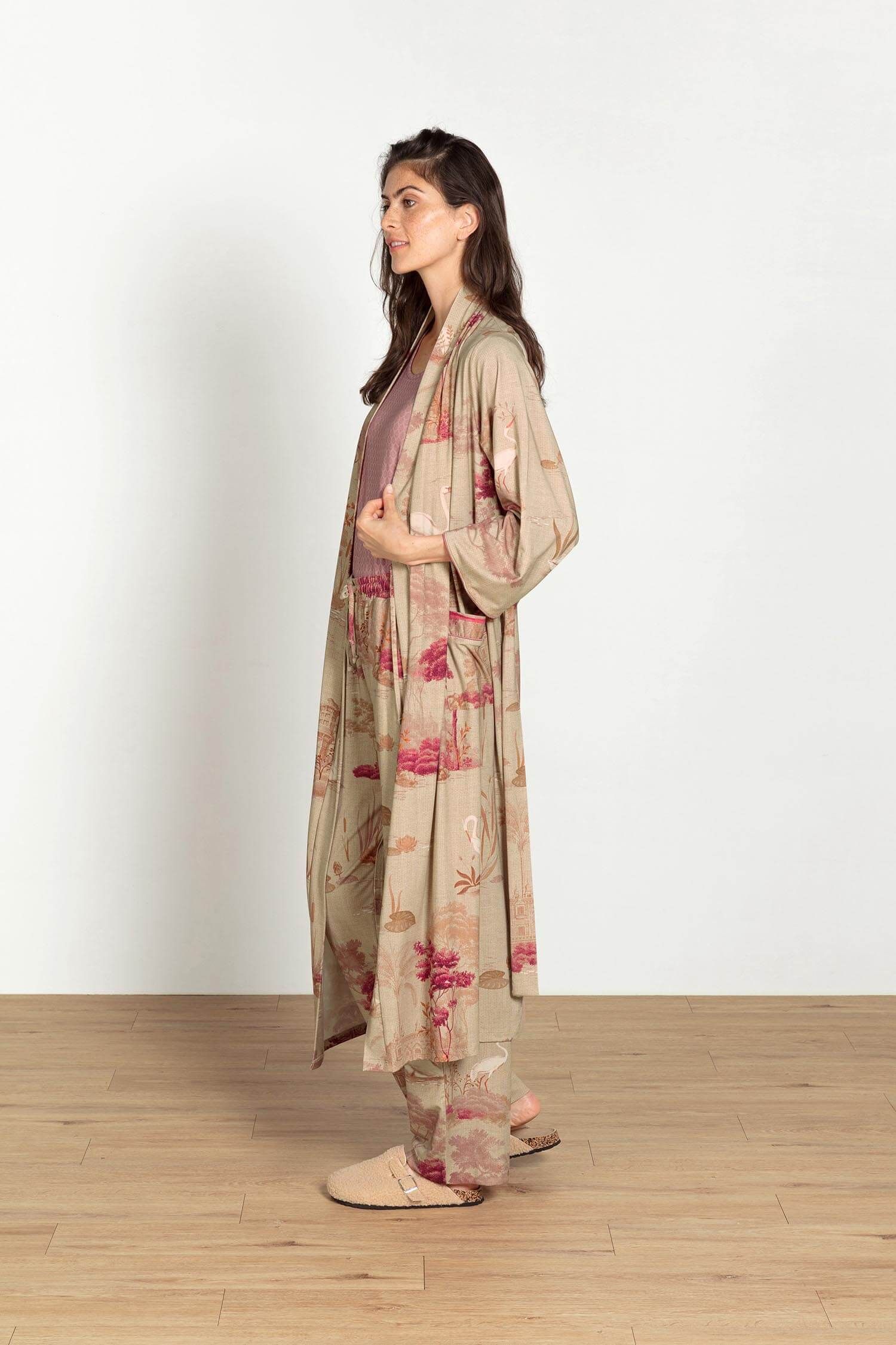 Noa Kimono Darjeeling Days Sable