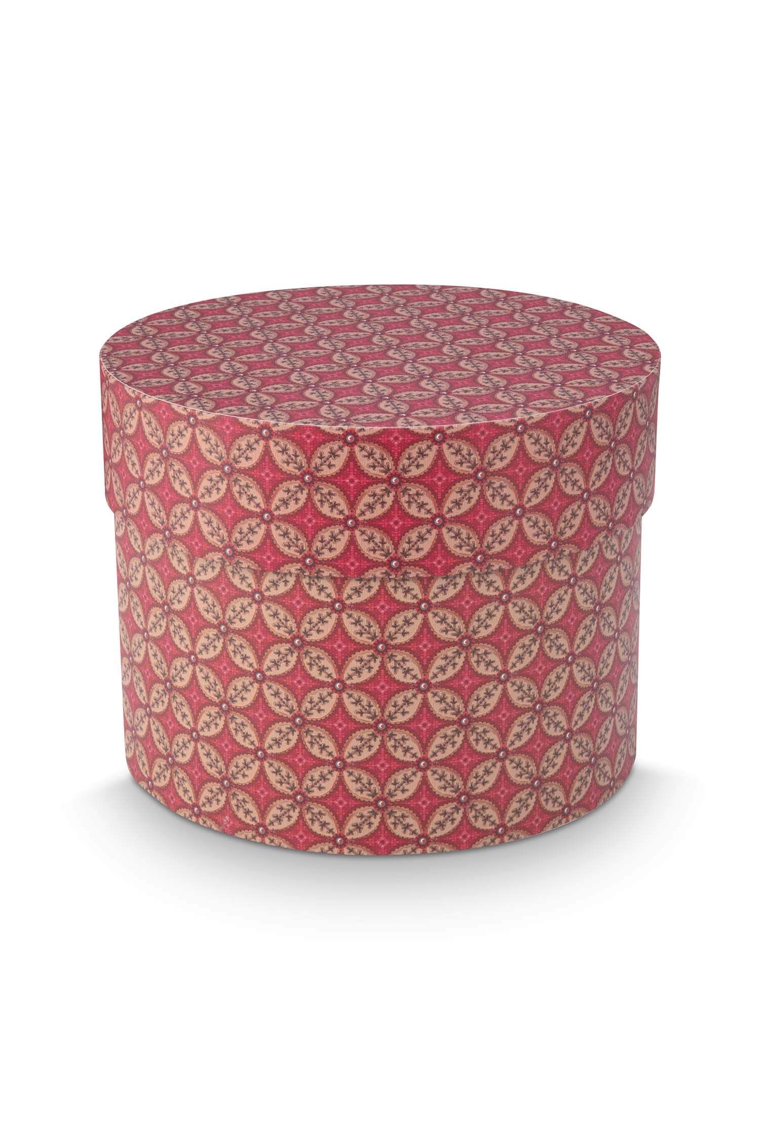Set/3 Schachtel Rund Blooming Tales Rot