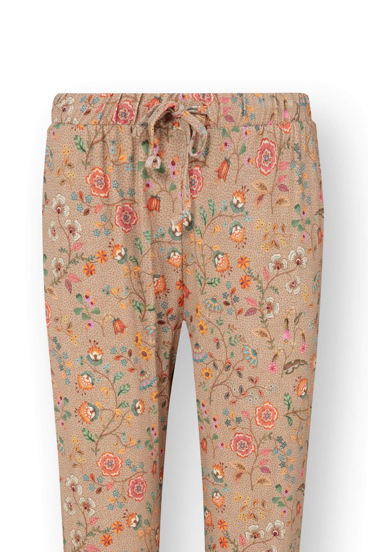 Bobien Lange Broek Flora Bangalore Zand