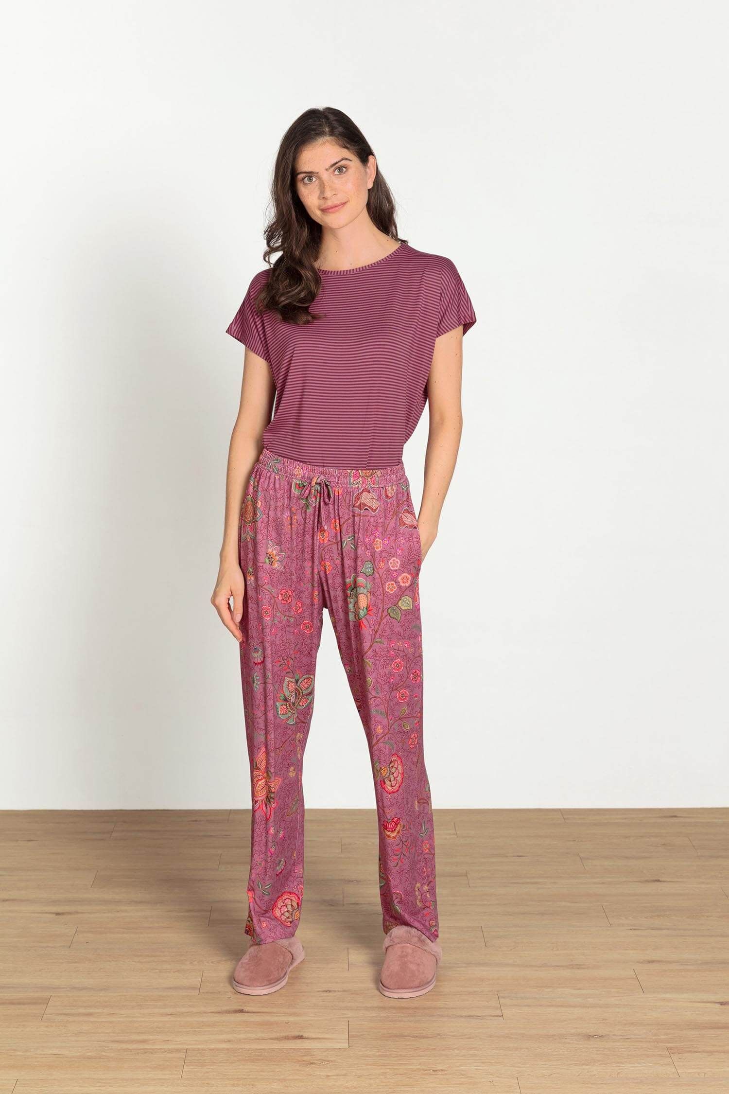 Tatum Top  Kurzen Ärmeln Little Sumo Stripe Rosa