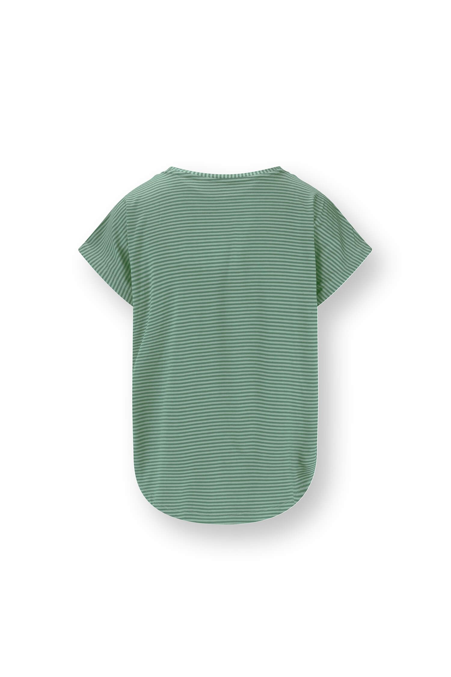 Tatum Top à Manches Courtes Little Sumo Stripe Vert