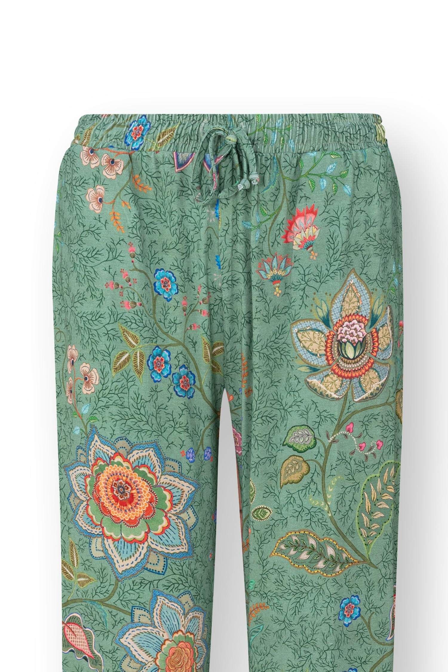 Belin Lange Broek Mumbai Morning Groen