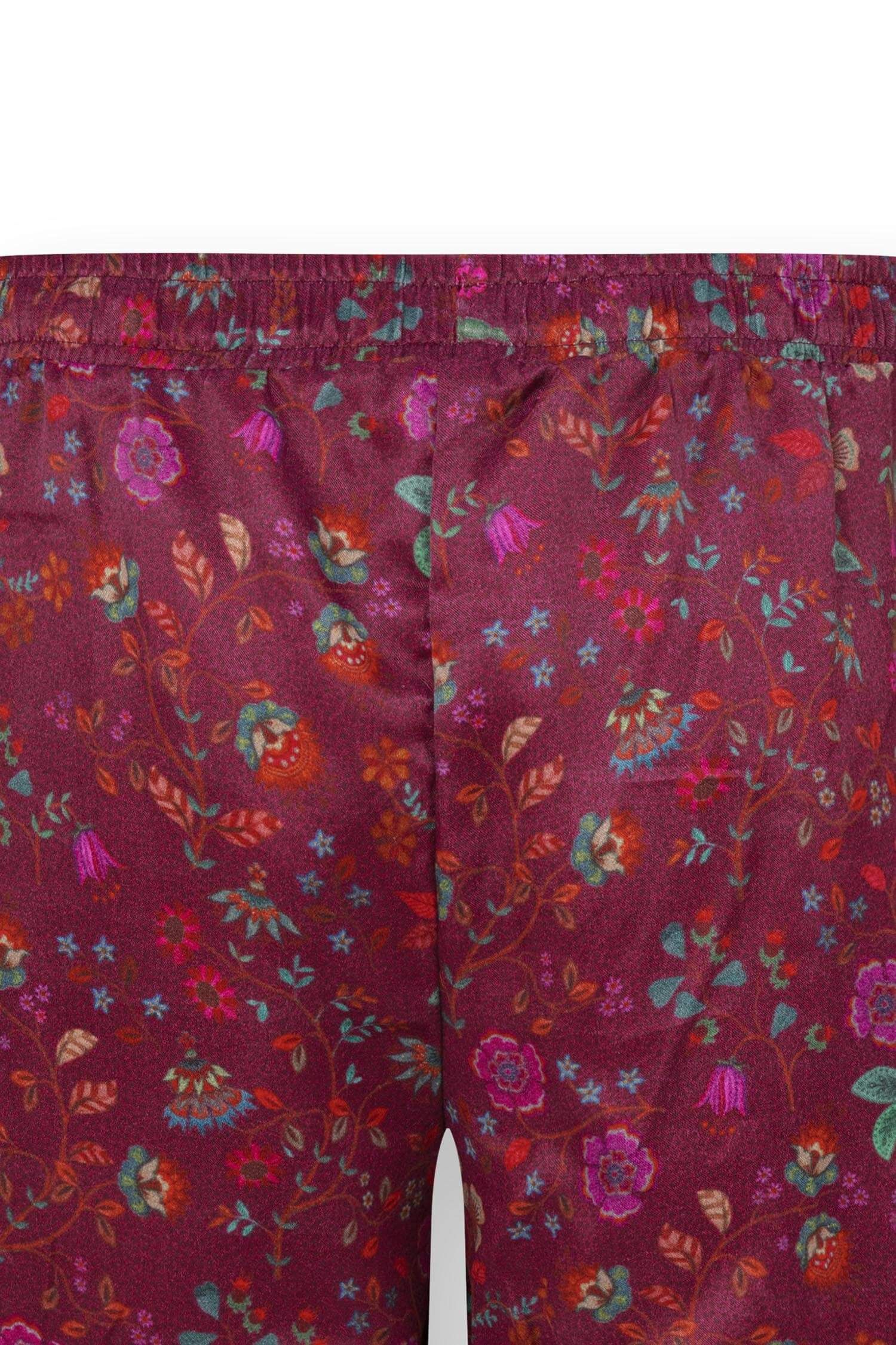 Bowie Short Trousers Flora Bangalore Dark Pink