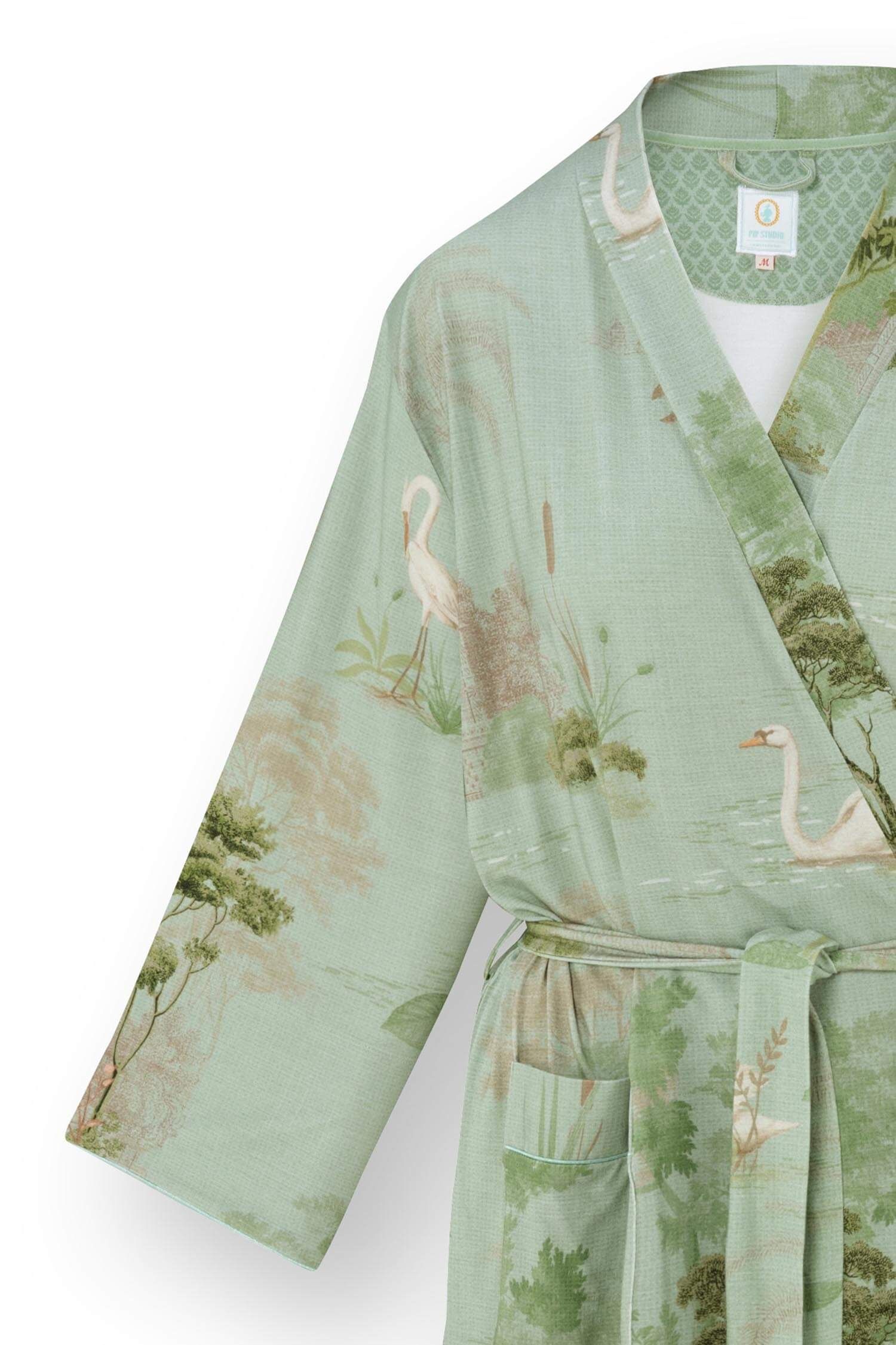 Noa Kimono Darjeeling Days Vert