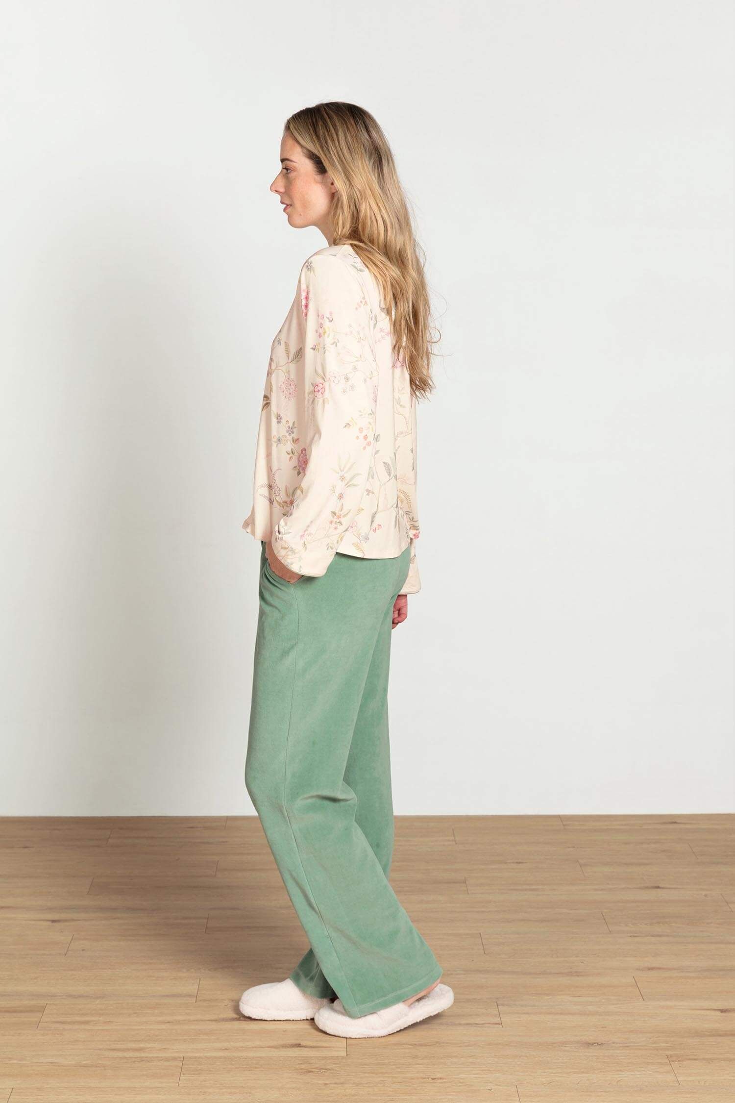 Britta Lange Hose Velvet Grün