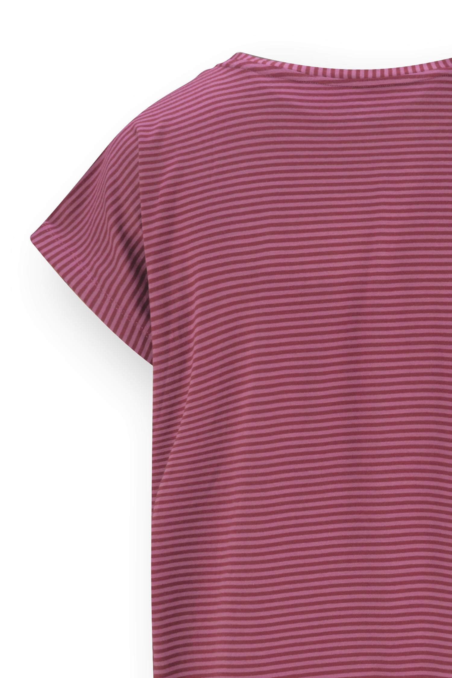 Tatum Top  Kurzen Ärmeln Little Sumo Stripe Rosa