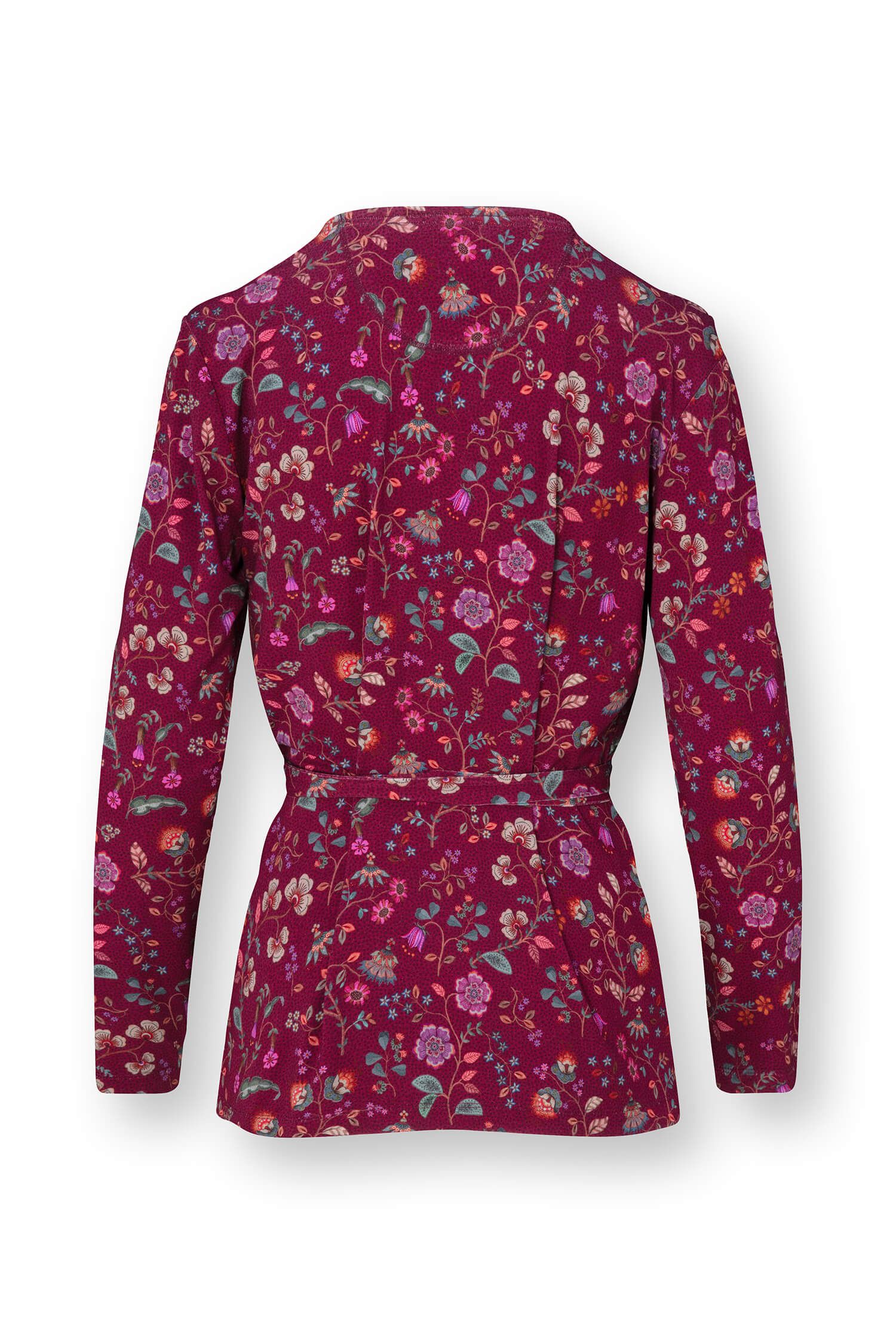Teagan Cardigan Langen Ärmeln Flora Bangalore Dunkelrosa