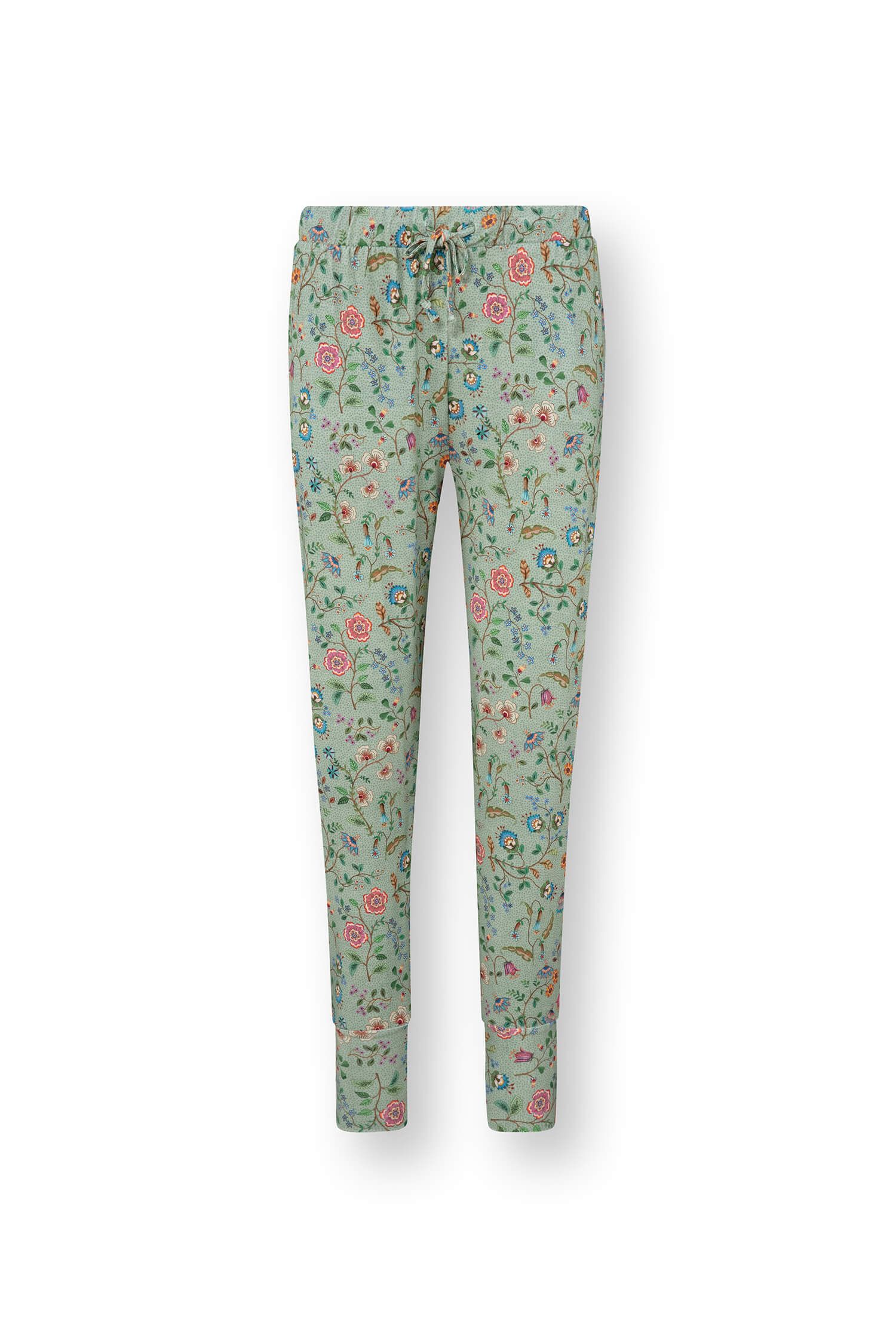 Bobien Lange Broek Flora Bangalore Groen