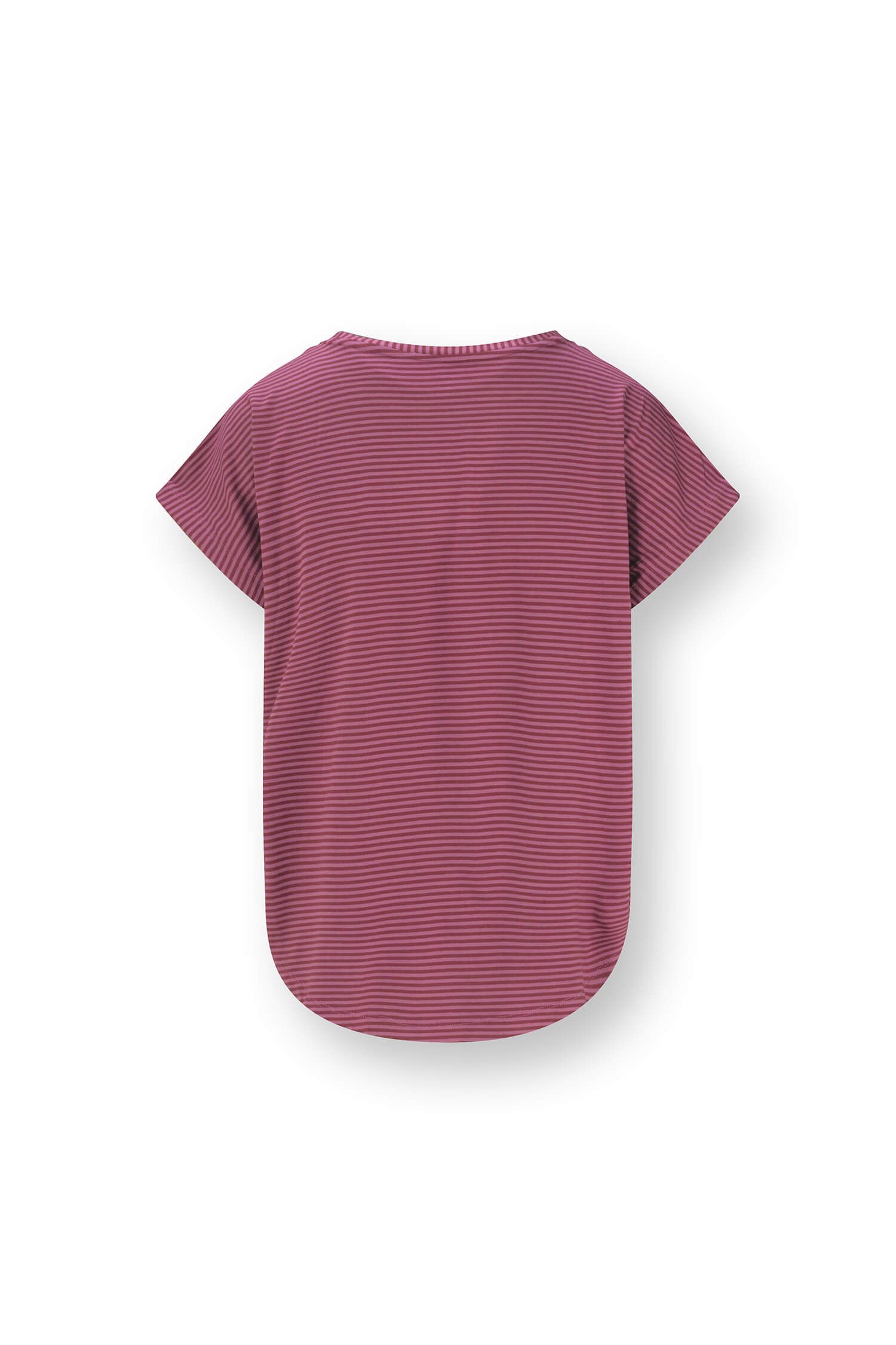 Tatum Top  Kurzen Ärmeln Little Sumo Stripe Rosa