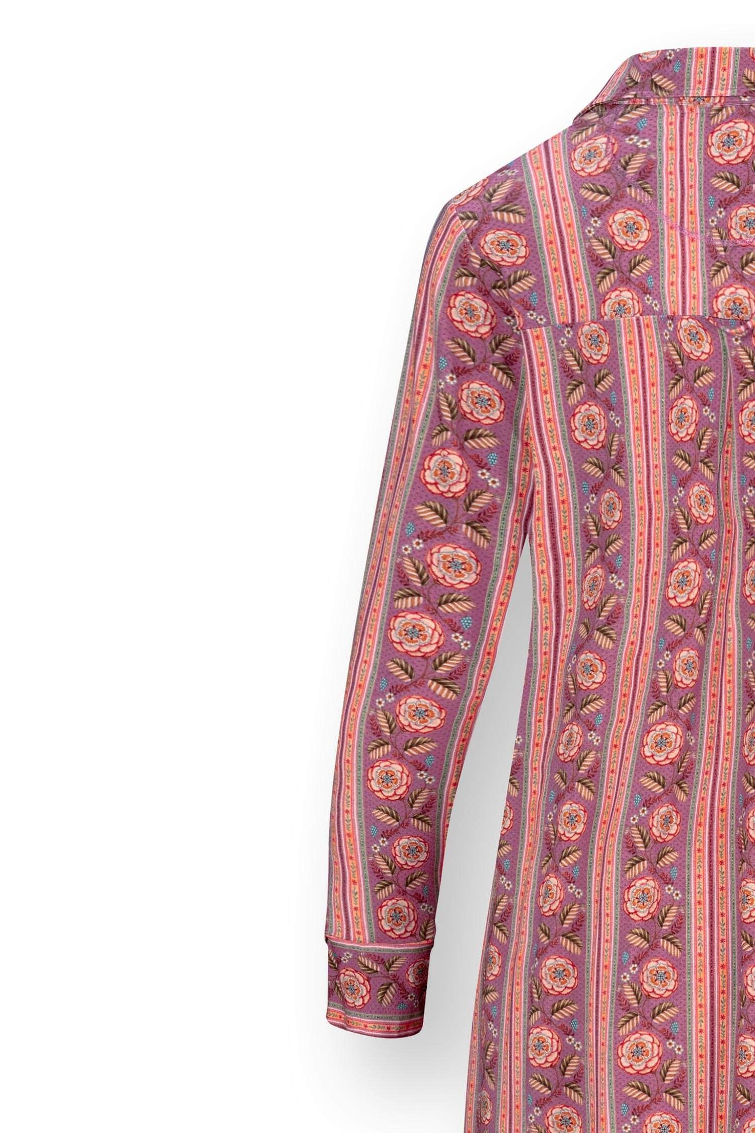 Daaltje Nachthemd Lange Mouw Rosa Rani Roze