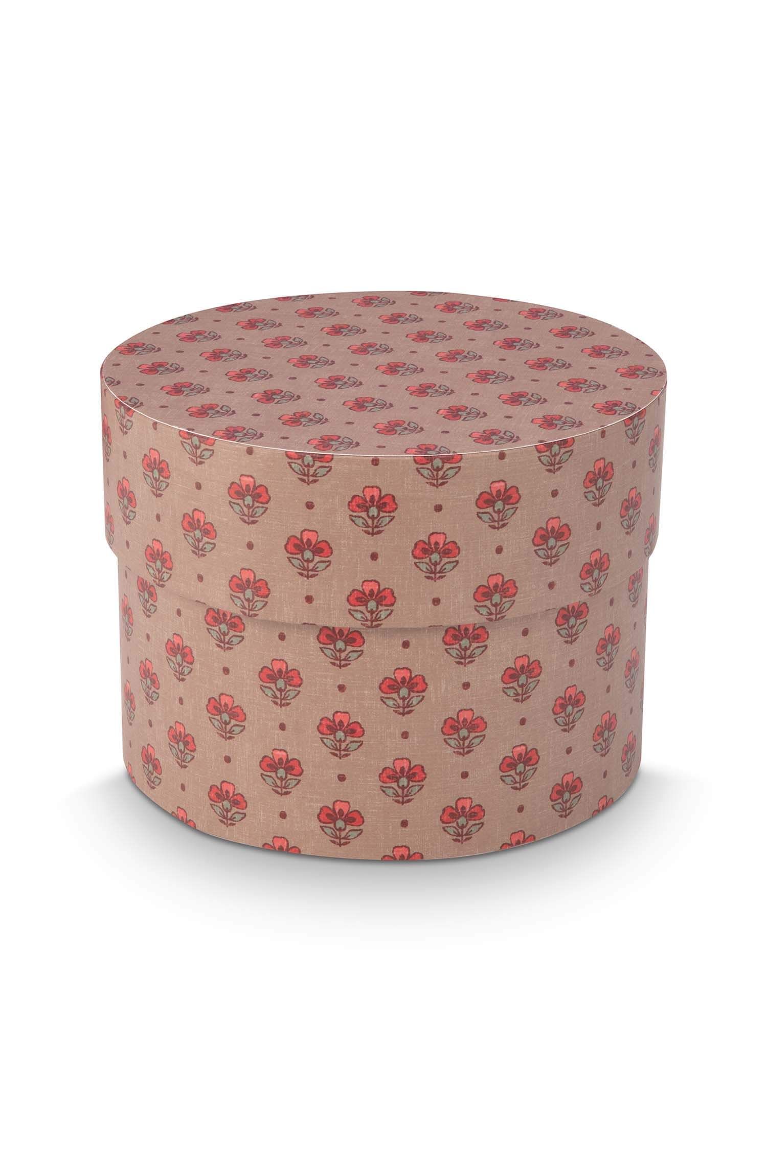 Set/3 Schachtel Rund Blooming Tales Rot