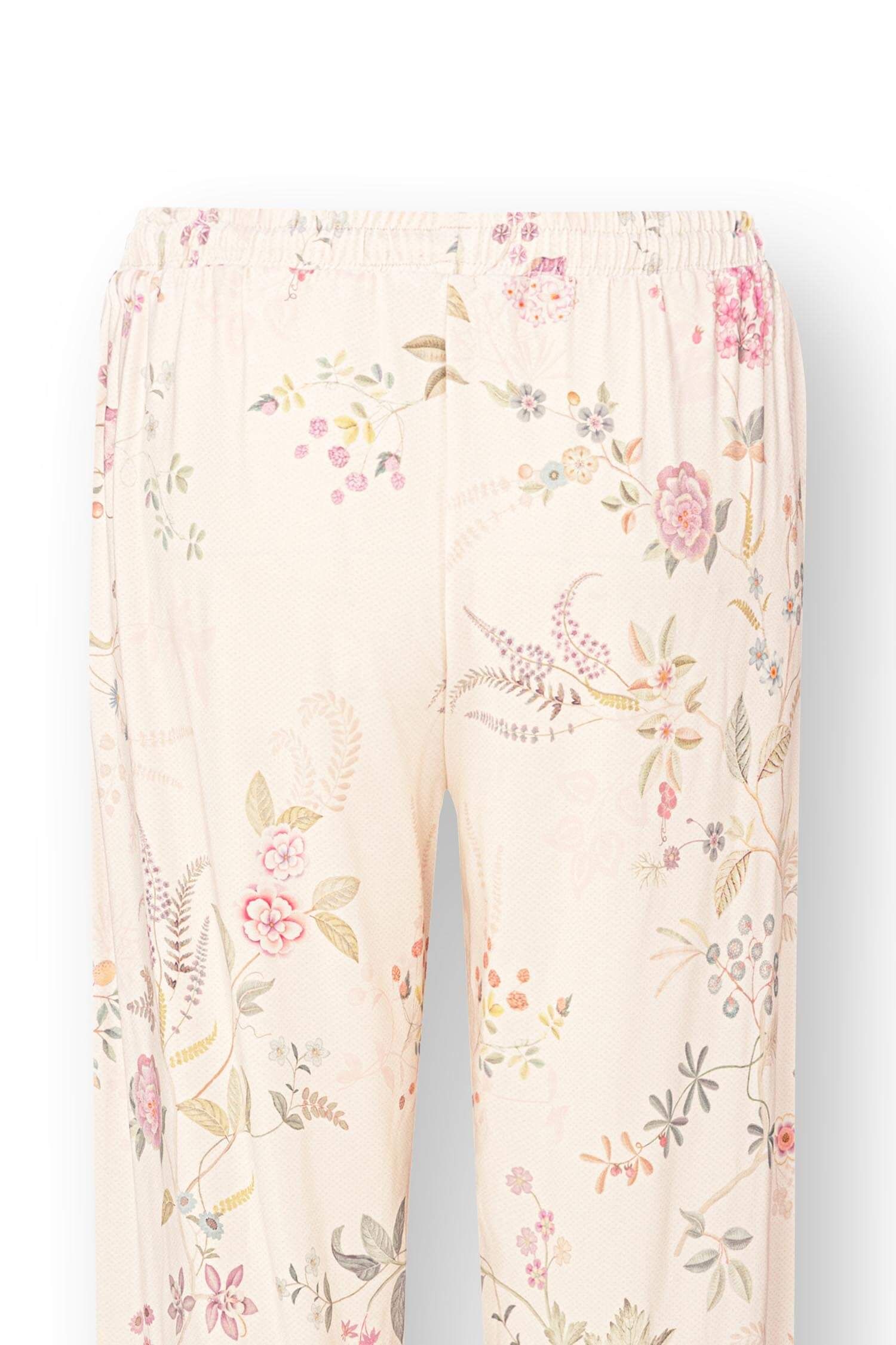 Belin Lange Broek Bodhi Flower Gebroken Wit