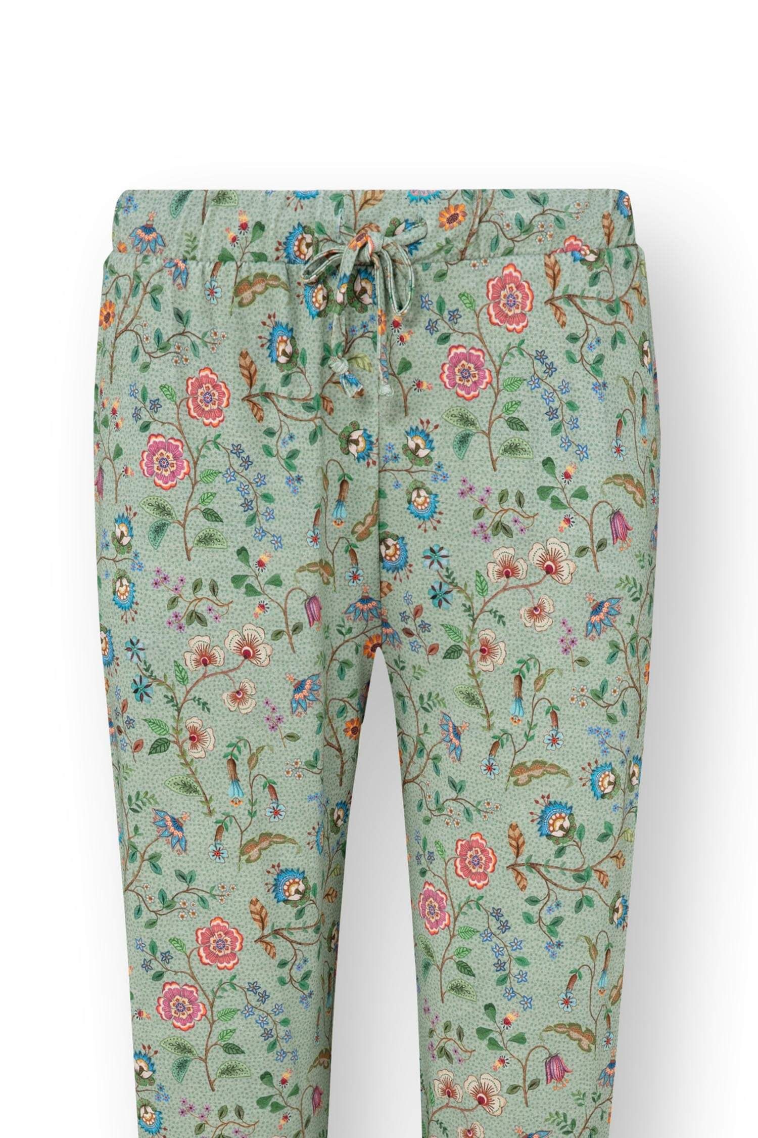 Bobien Lange Broek Flora Bangalore Groen