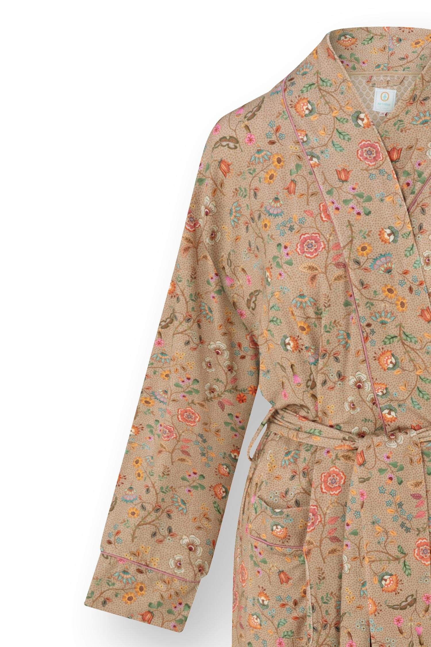 Nisha Kimono Flora Bangalore Sand