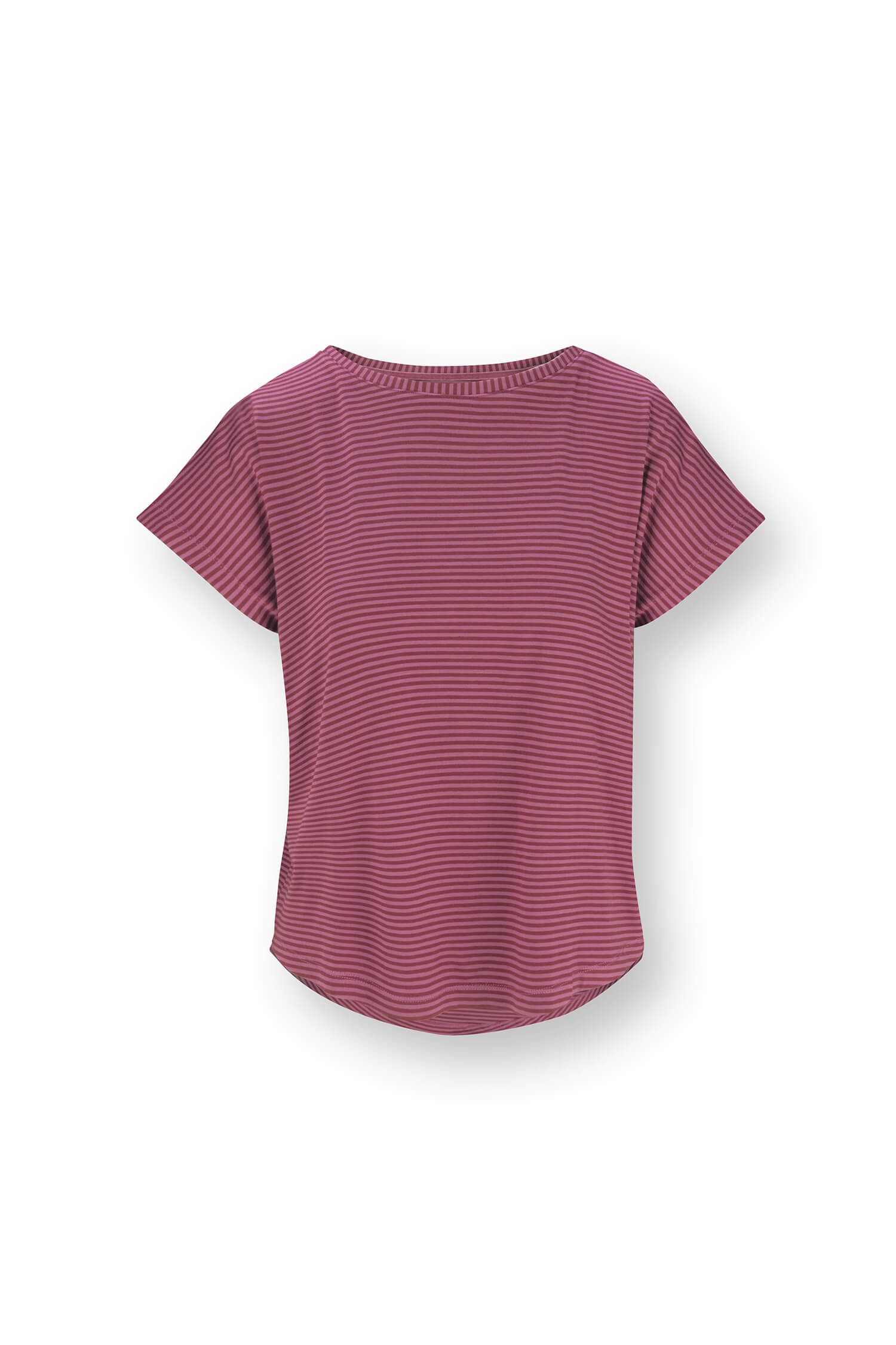 Tatum Top  Kurzen Ärmeln Little Sumo Stripe Rosa