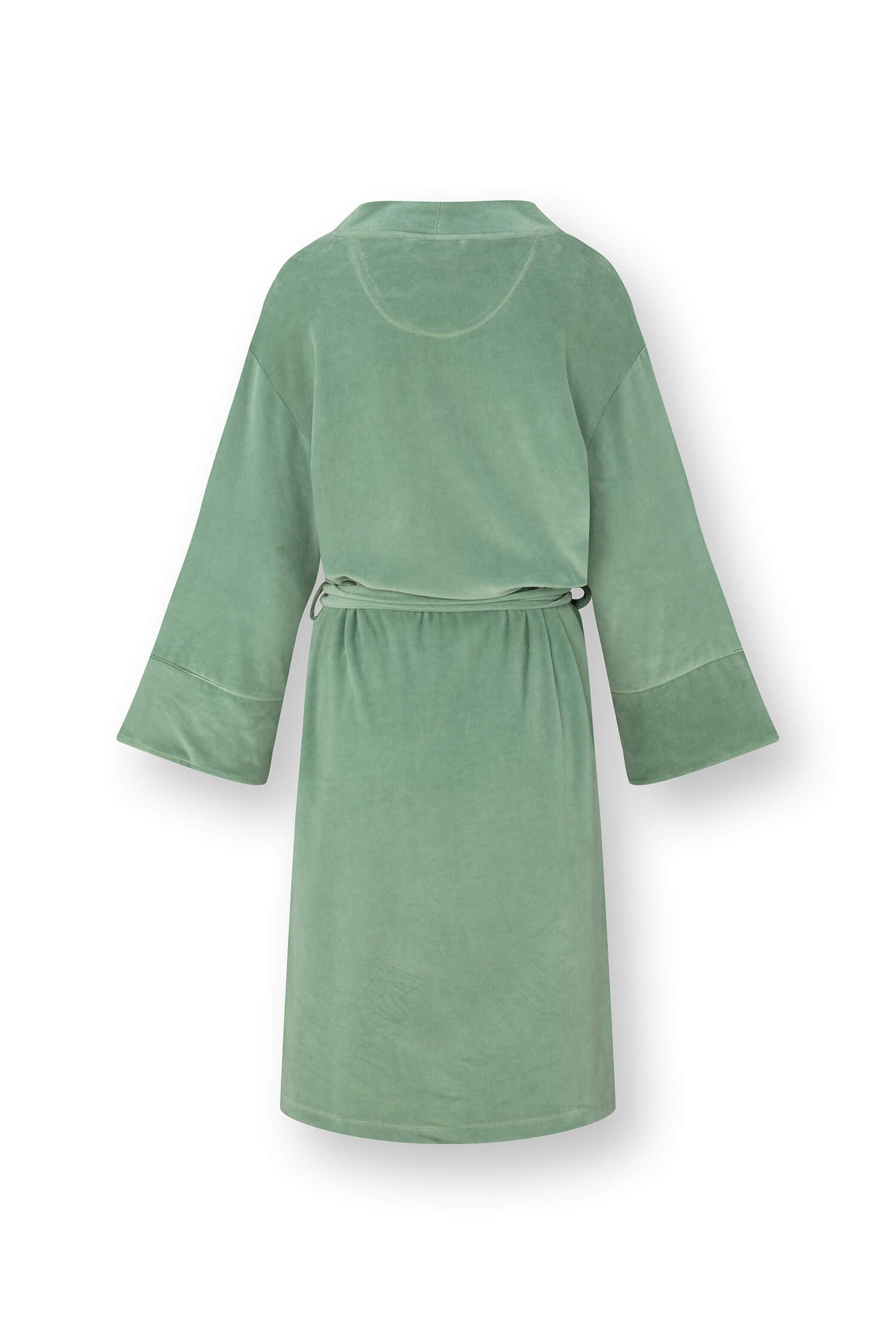 Naomi Kimono Velvet Groen