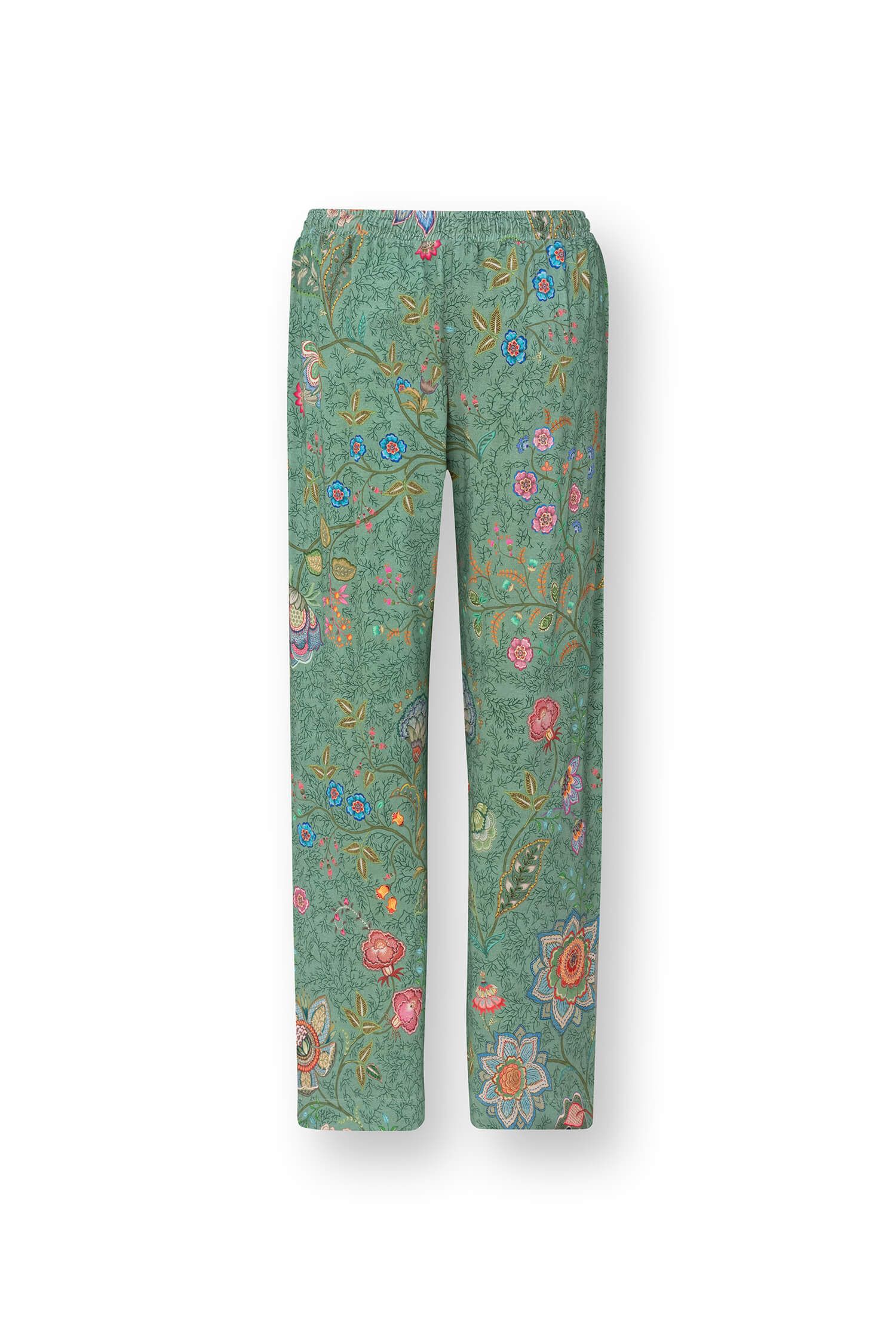 Belin Lange Broek Mumbai Morning Groen