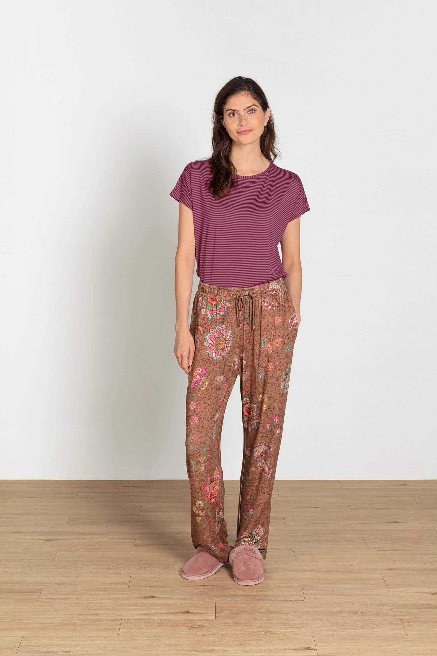 Tatum Top  Kurzen Ärmeln Little Sumo Stripe Rosa
