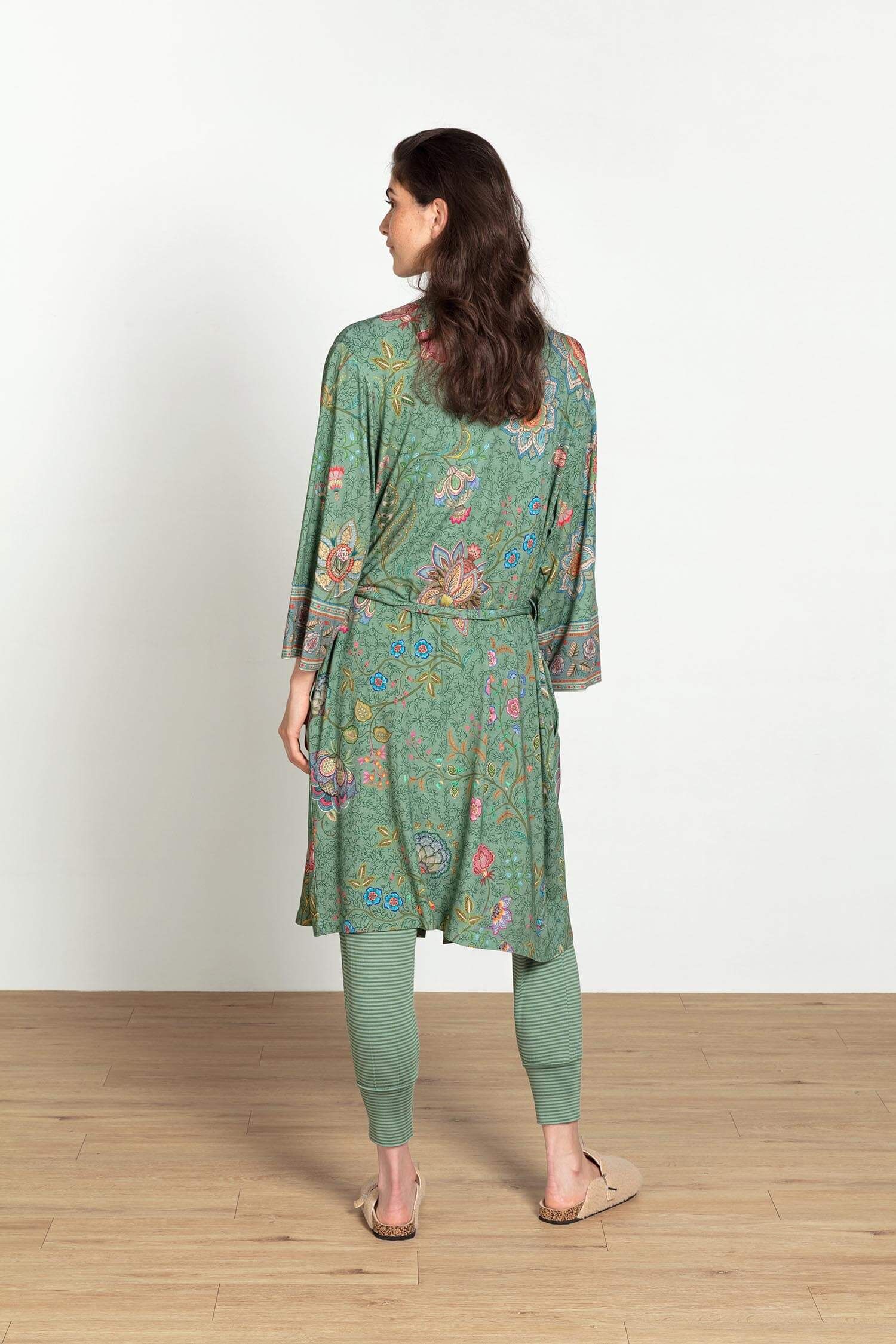 Naomi Kimono Mumbai Morning Green